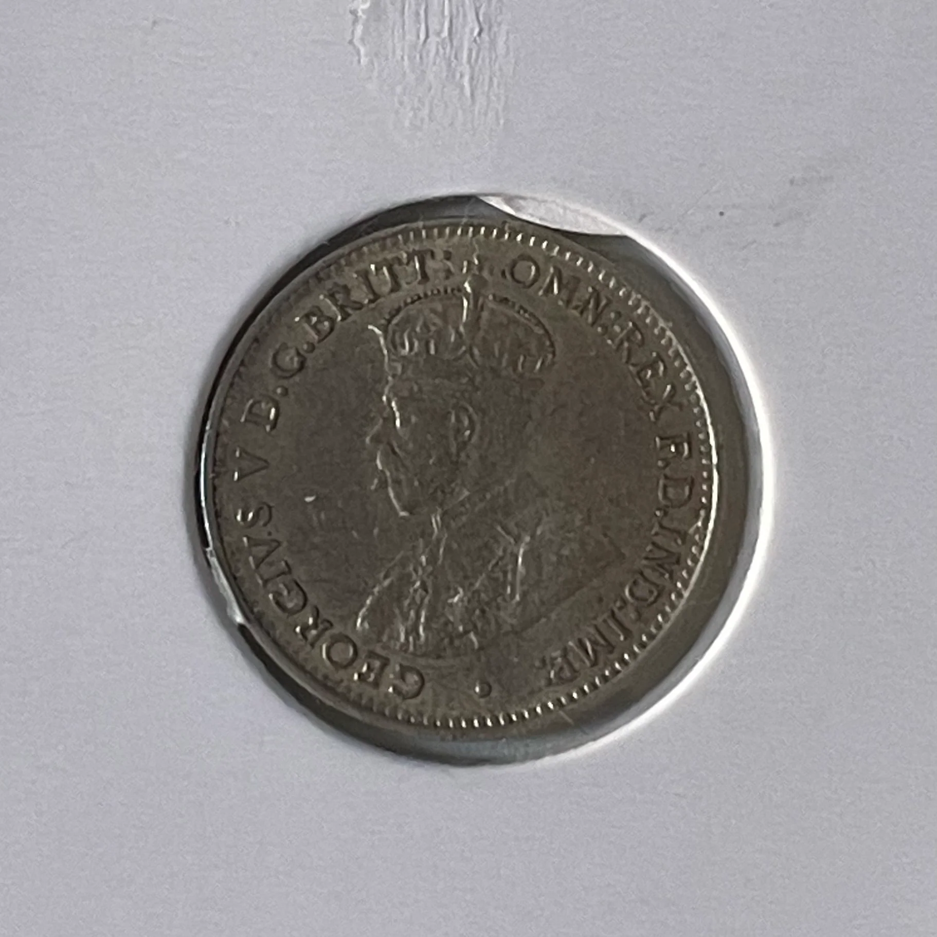 Australia 1917 3d Threepence Silver Coin Extremely Fine Condition - Image 2