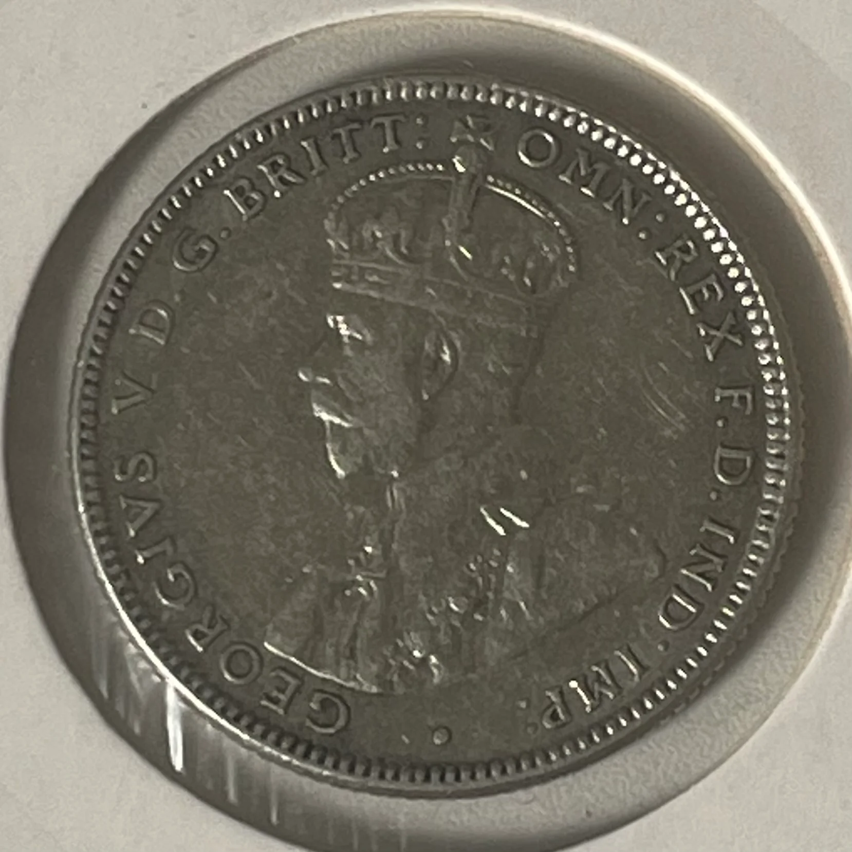 Australia 1931 1/- One Shilling silver coin Extremely Fine Condition - Image 2