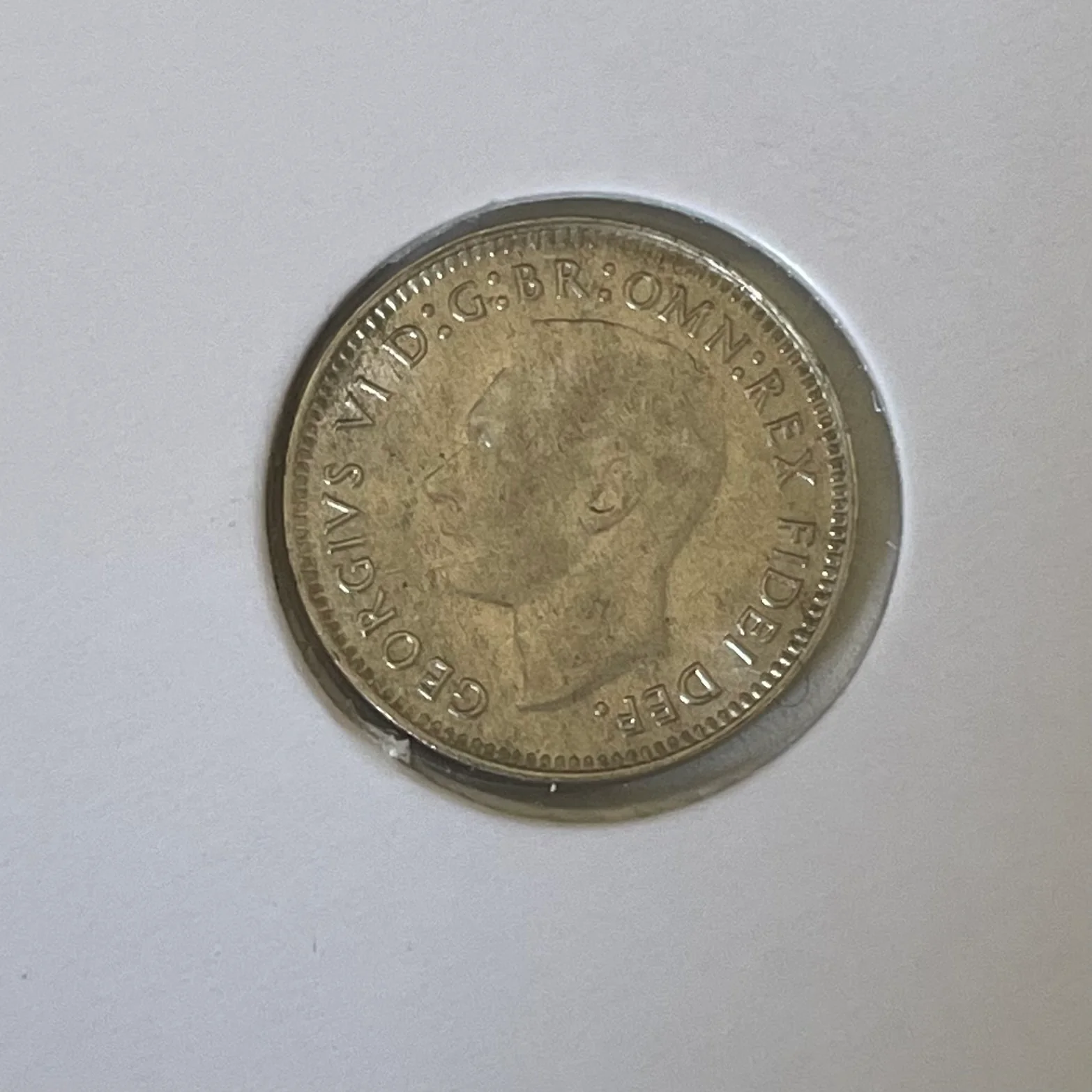 Australia 1951 PL 3d Threepence Silver Coin Uncirculated - Image 2