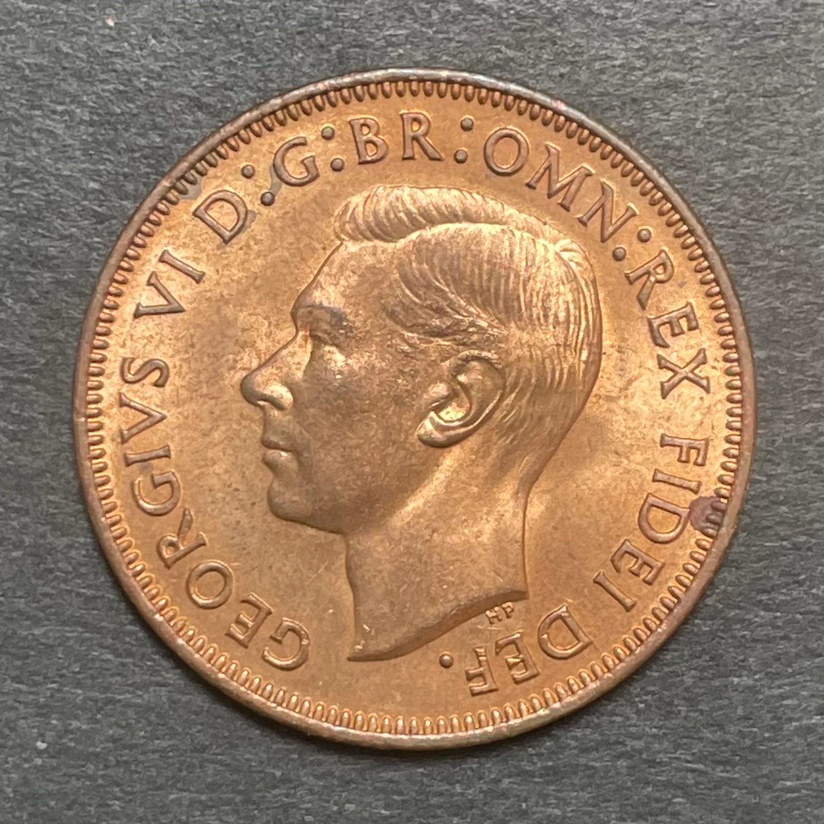 Australia 1951PL 1/2d Half Penny Uncirculated Condition. London Mint - Image 2