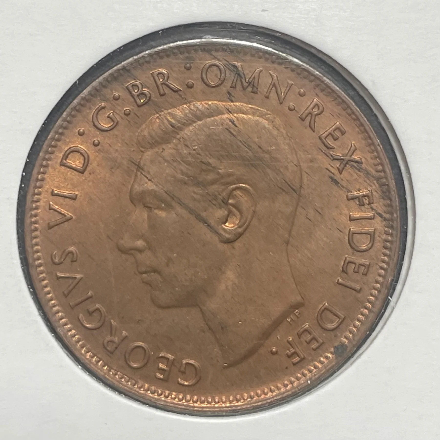Australia 1952M 1d One Penny about Uncirculated Condition - Image 2