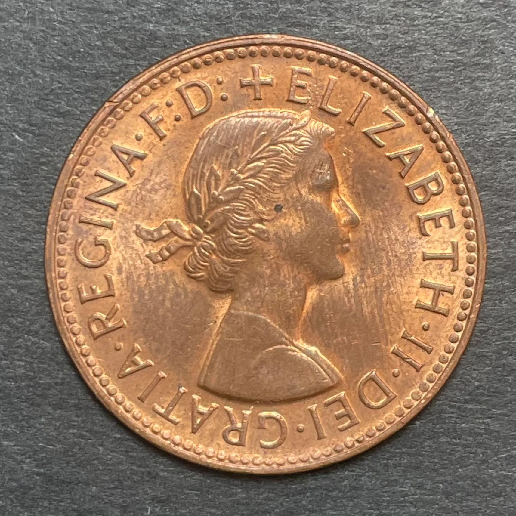 Australia 1959 1/2d Half Penny Uncirculated Condition - Image 2
