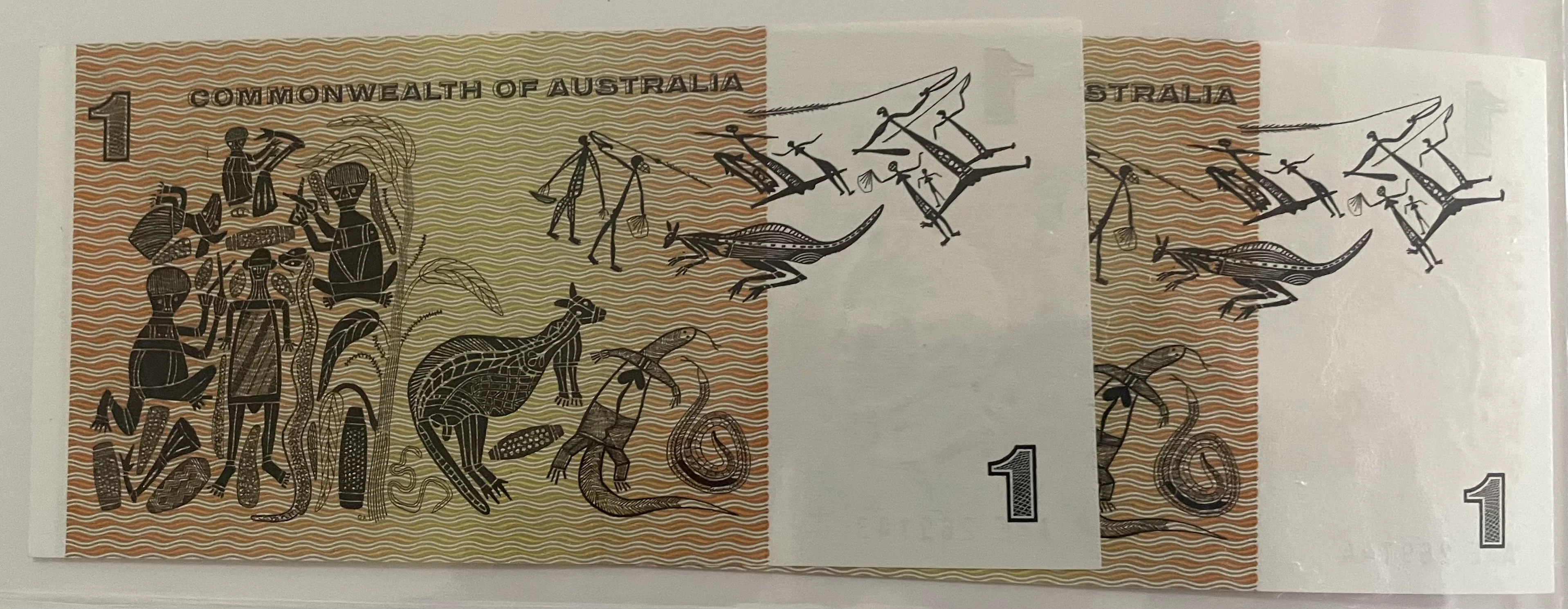 Australia 1966 $1 Commonwealth of Australia Coombs/Wilson Banknote Pair Uncirculated R71 - Image 2