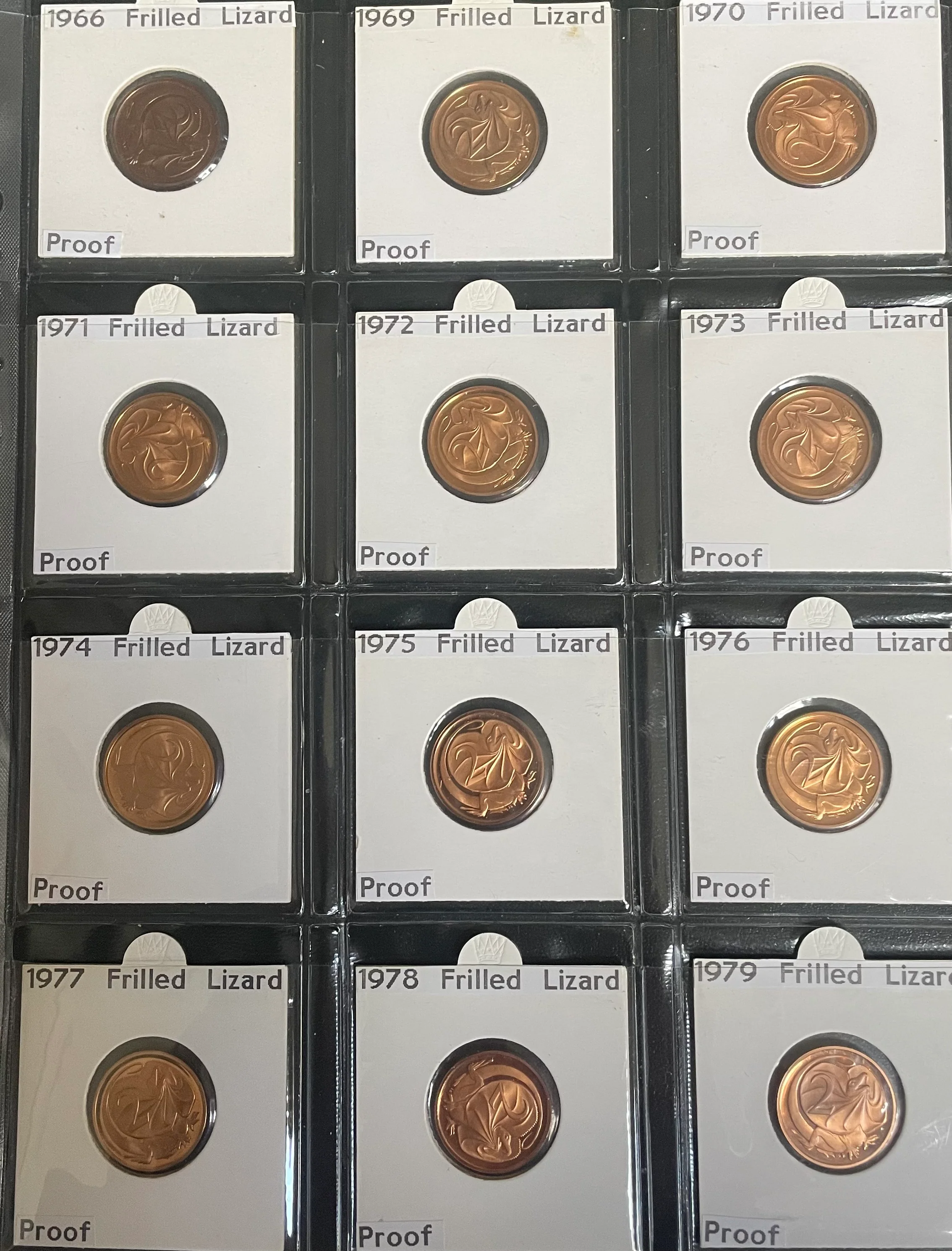 Australia 1966-1991 2c Proof Coin Collection - Image 2