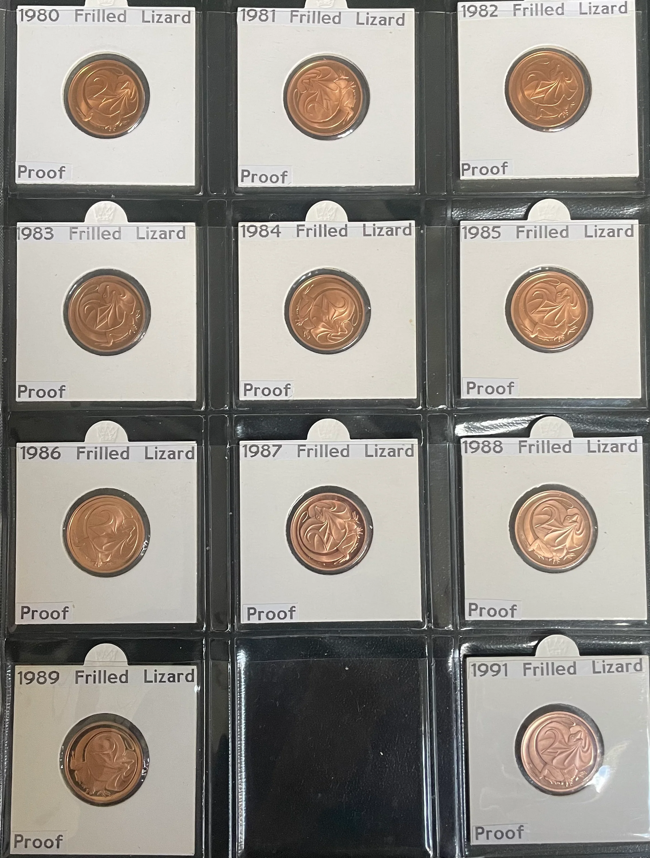 Australia 1966-1991 2c Proof Coin Collection - Image 4