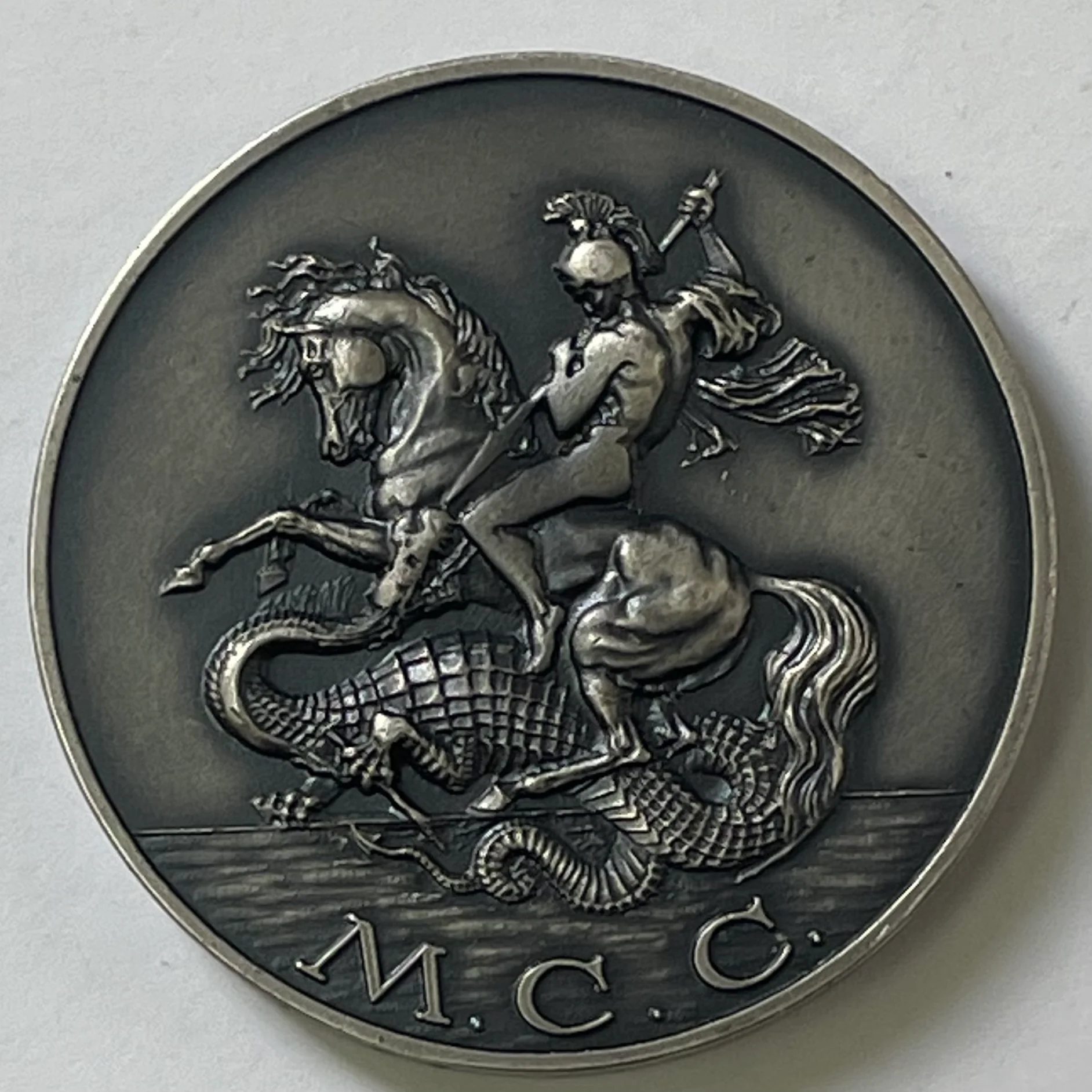 Australia 1966 1st Anniversary Metropolitan Coin Club Medallion - Image 2