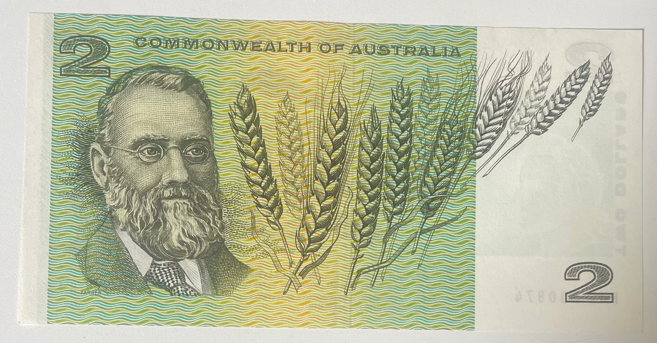 Australia 1966 $2 Commonwealth of Australia Coombs Wilson Banknote aUnc. R81 - Image 2