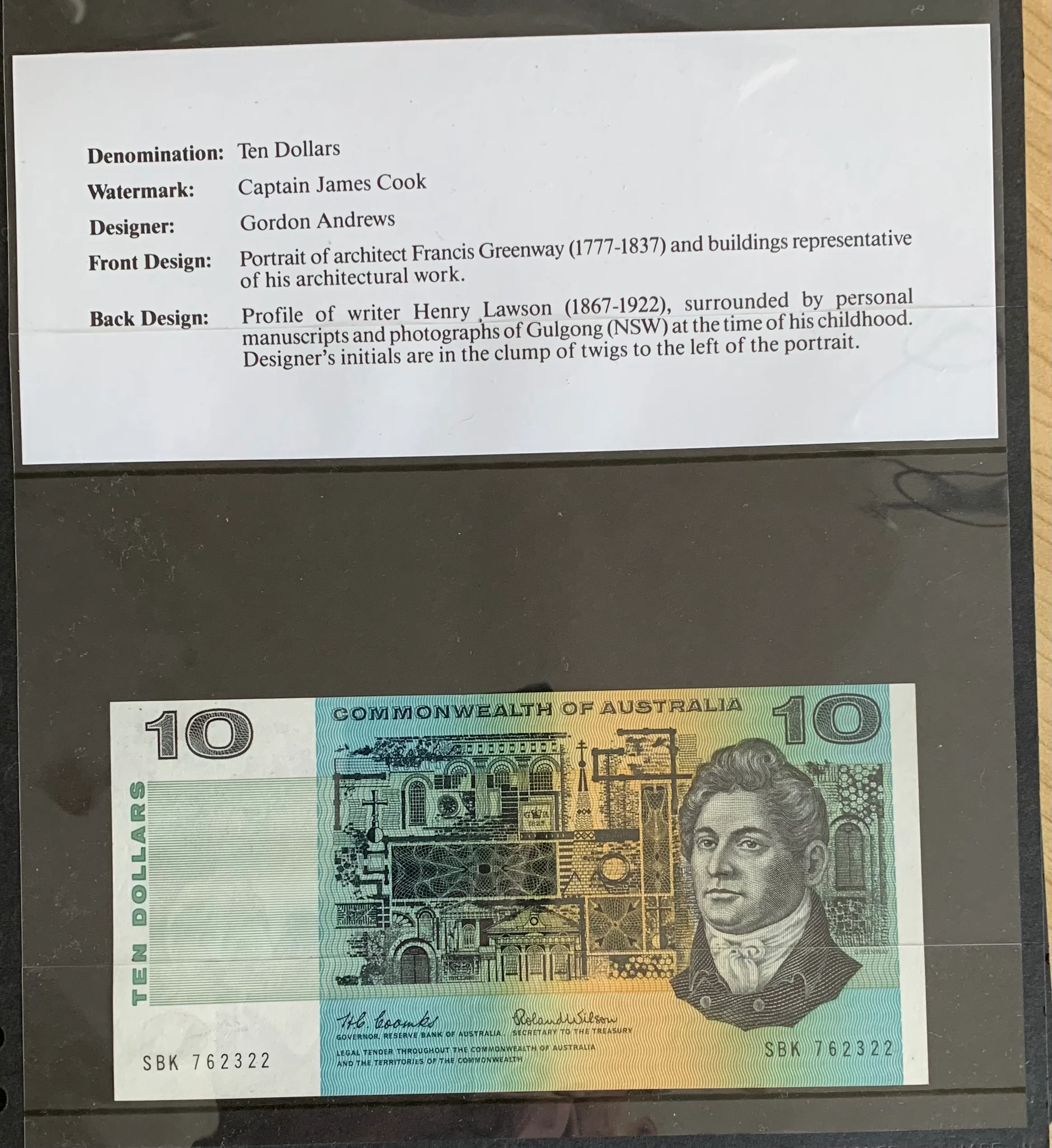 Australia 1966 Sherwood 1st Set of Decimal Australian Banknotes uncirculated - Image 5