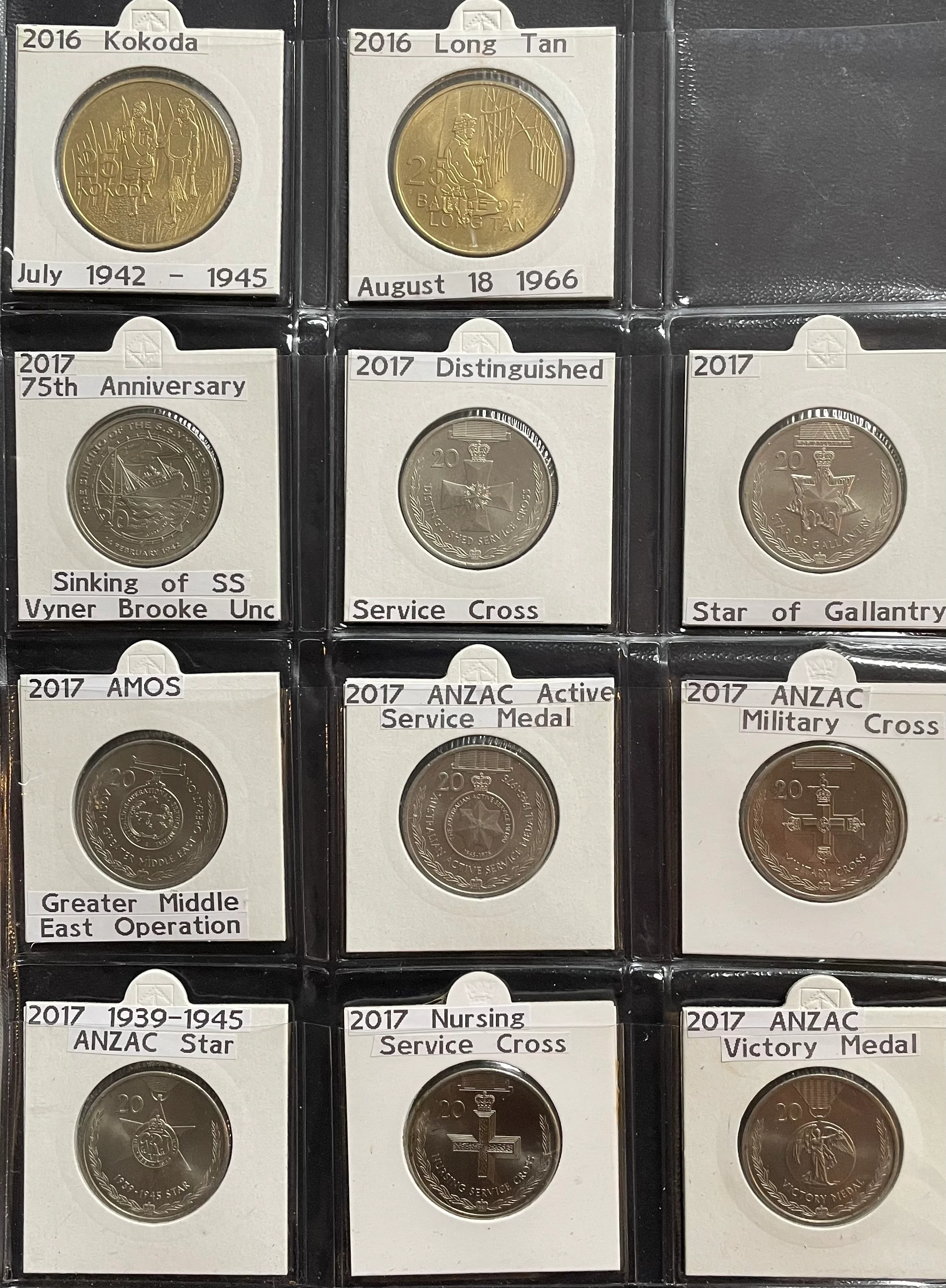 Australia 1966 to 2017 Uncirculated Twenty Cents 20c Collection 125 Coins - Image 11