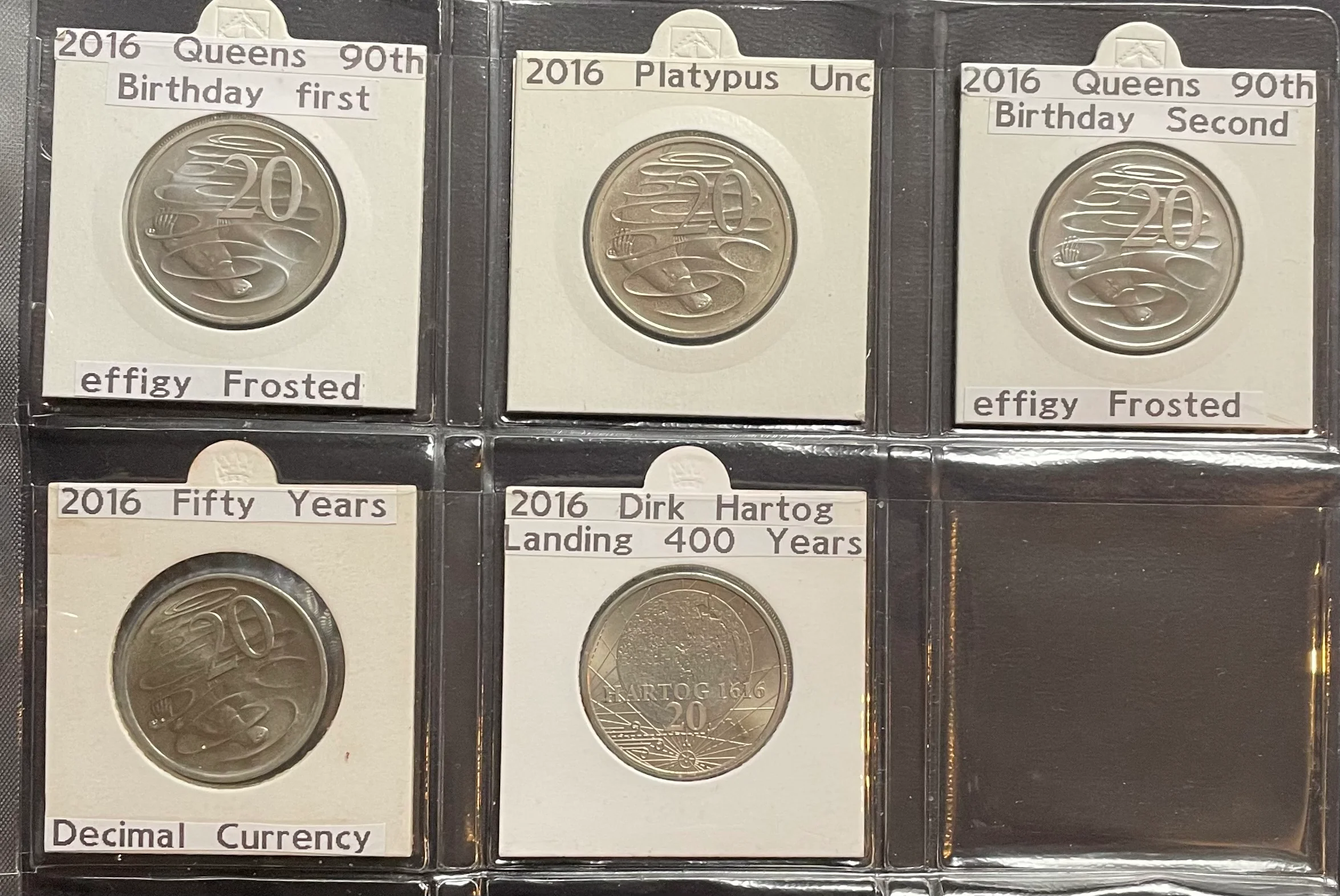 Australia 1966 to 2017 Uncirculated Twenty Cents 20c Collection 125 Coins - Image 9