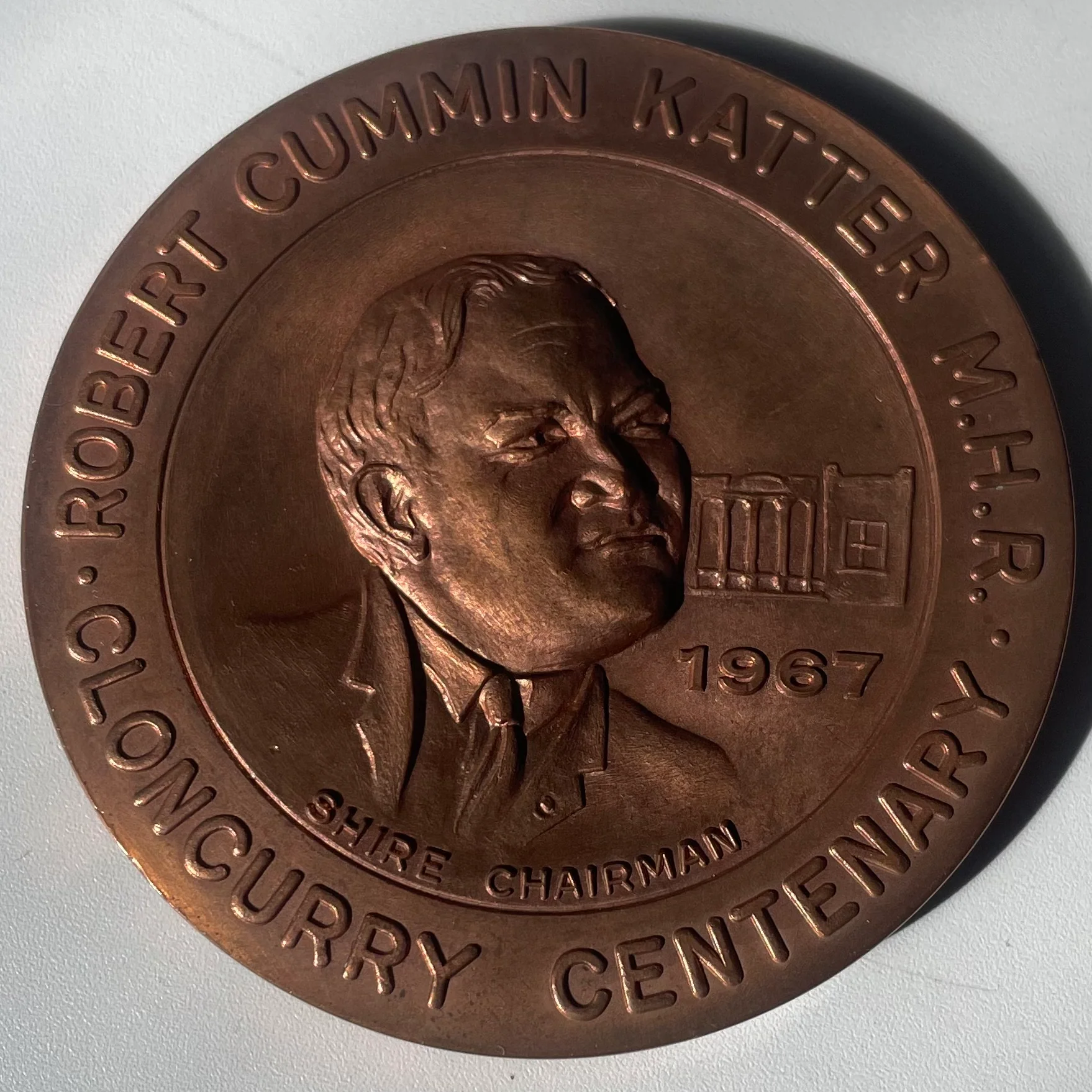 Australia 1967 Cloncurry Centenary Commemorative  Medallion - Image 2