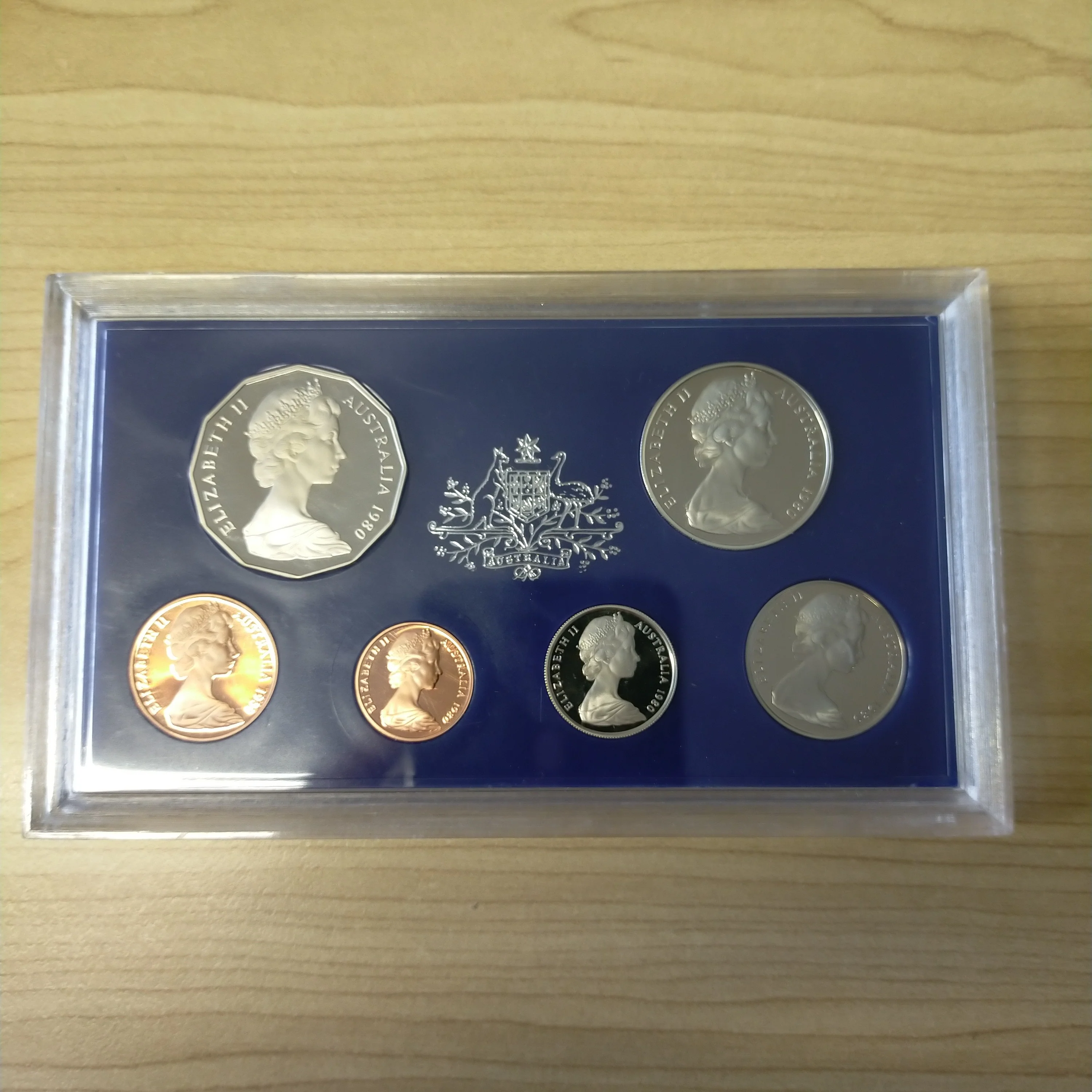 Australia 1980 Royal Australian Mint Proof Set Superb Condition No Outer Box - Image 2