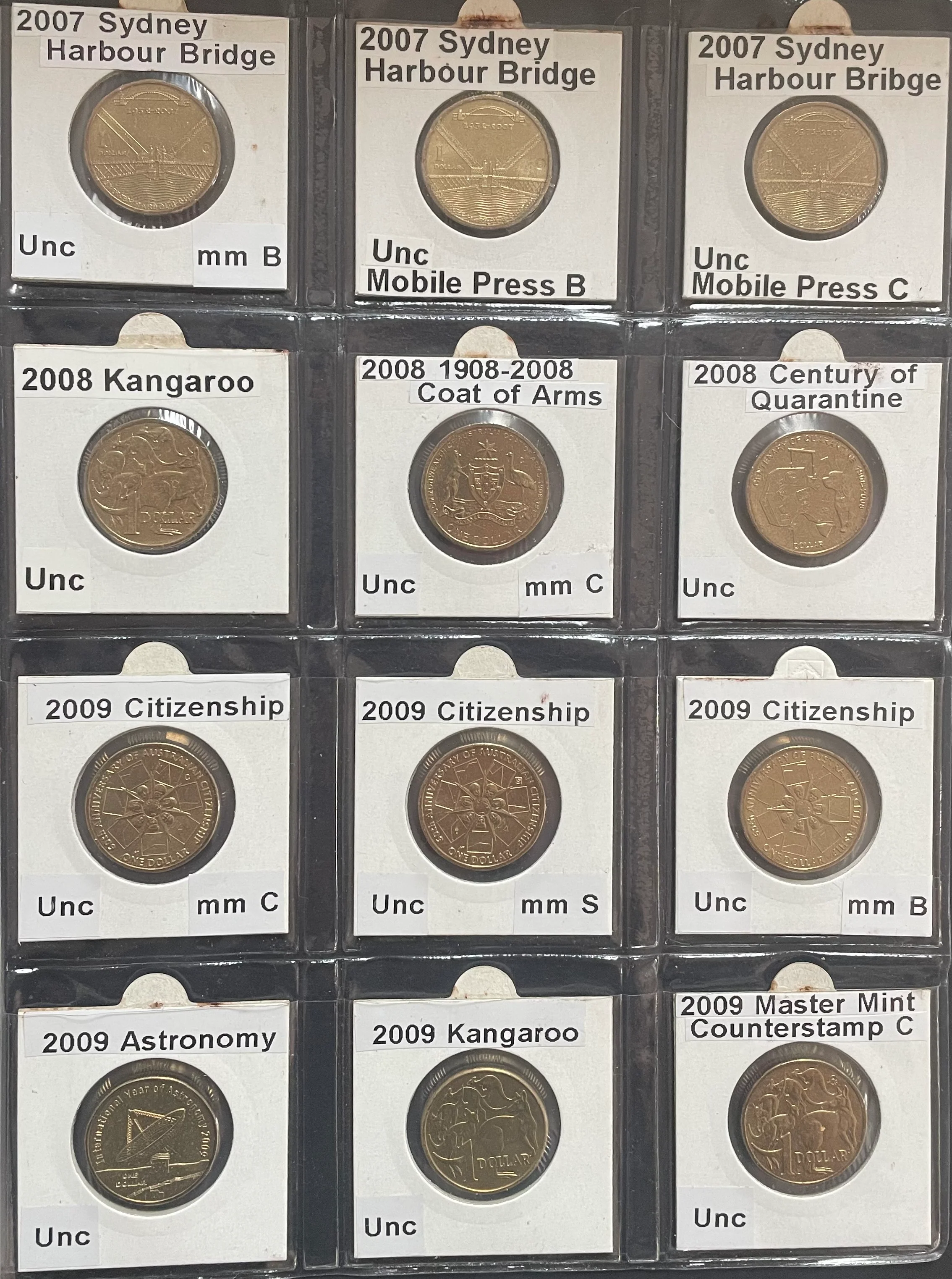 Australia 1984 to 2013 $1 One Dollar Uncirculated Collection 229 Coins - Image 14