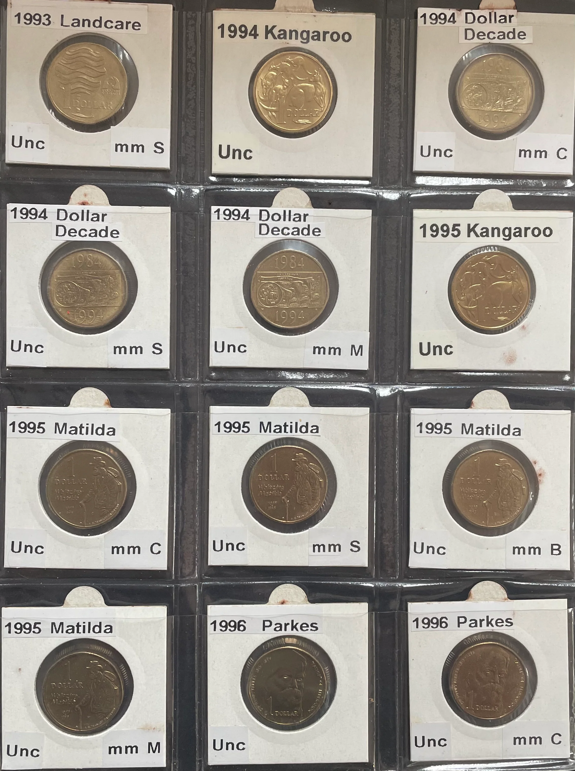 Australia 1984 to 2013 $1 One Dollar Uncirculated Collection 229 Coins - Image 2