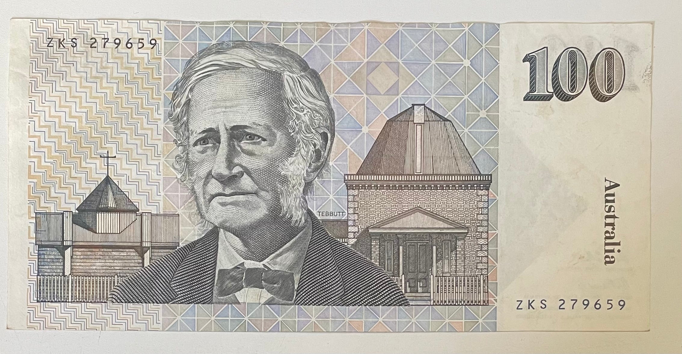 Australia 1992 $100 Mawson Signed Fraser Cole Last Signature circulated R613 - Image 2