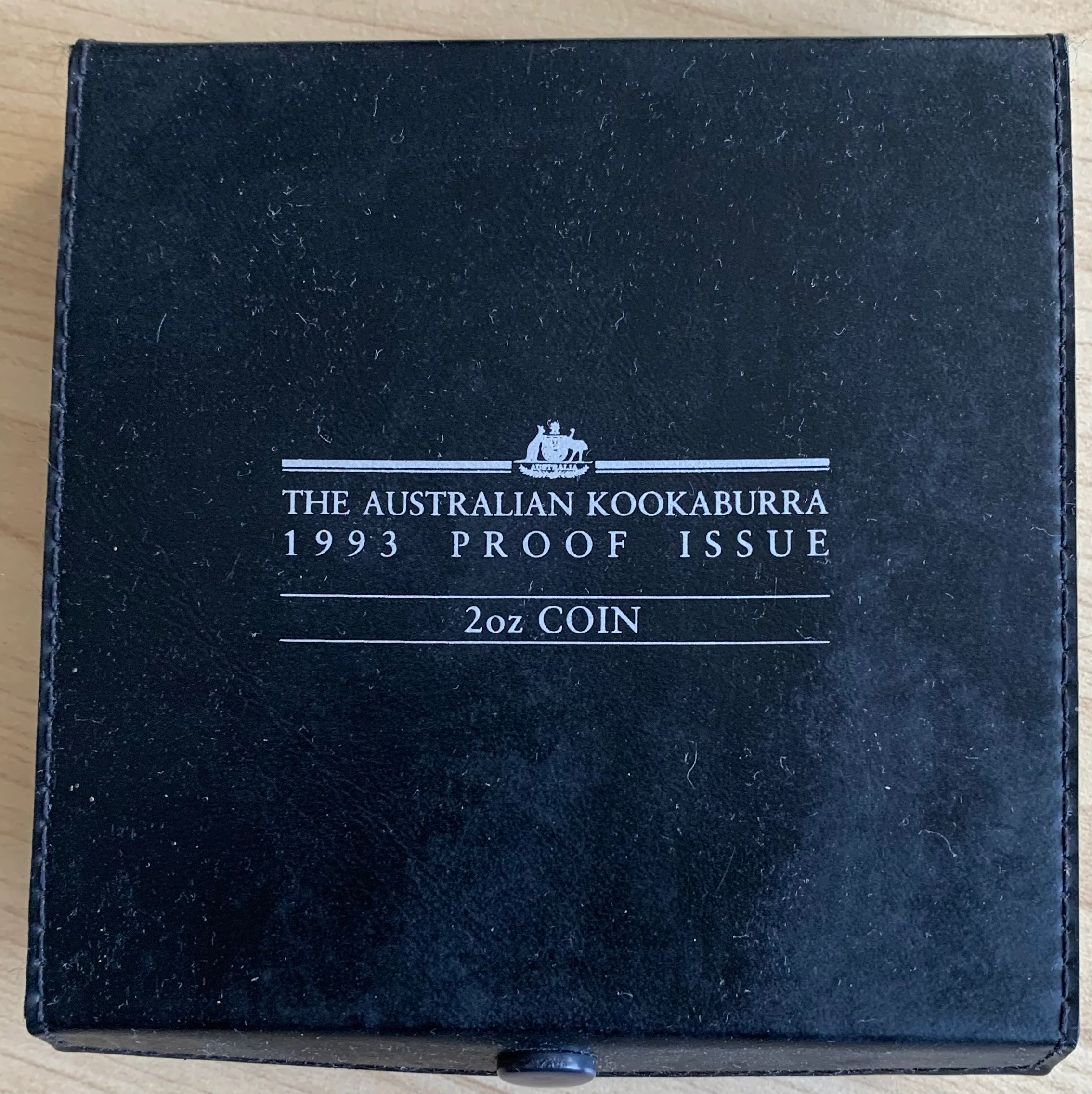 Australia 1993 Perth Mint $2 Kookaburra 2oz .999 Silver Proof - Image 2