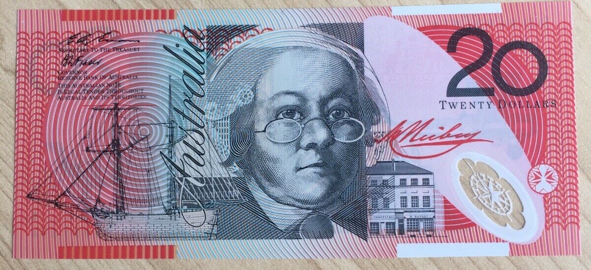 Australia 1994 $20 Fraser Evans First Polymer Issue R416  Uncirculated - Image 2