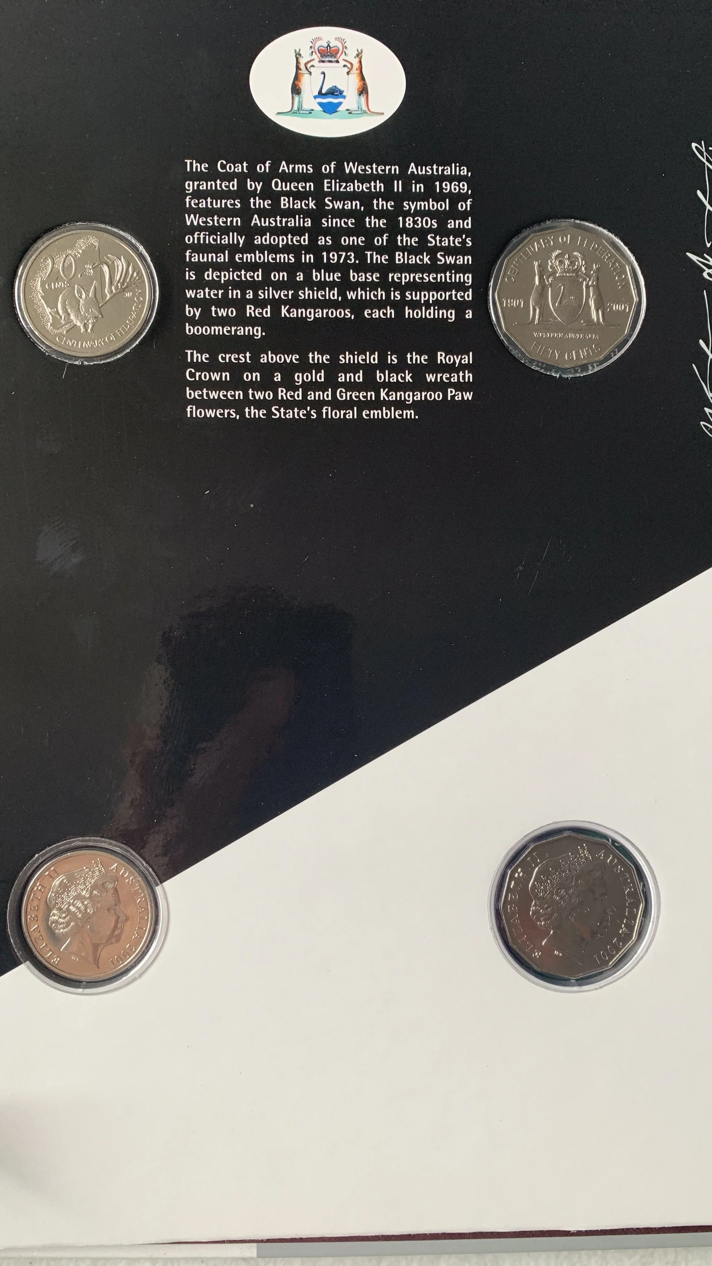 Australia 2001 Centenary of Federation Set of 9 States & Territories 20c & 50c Uncirculated Collection - Image 6