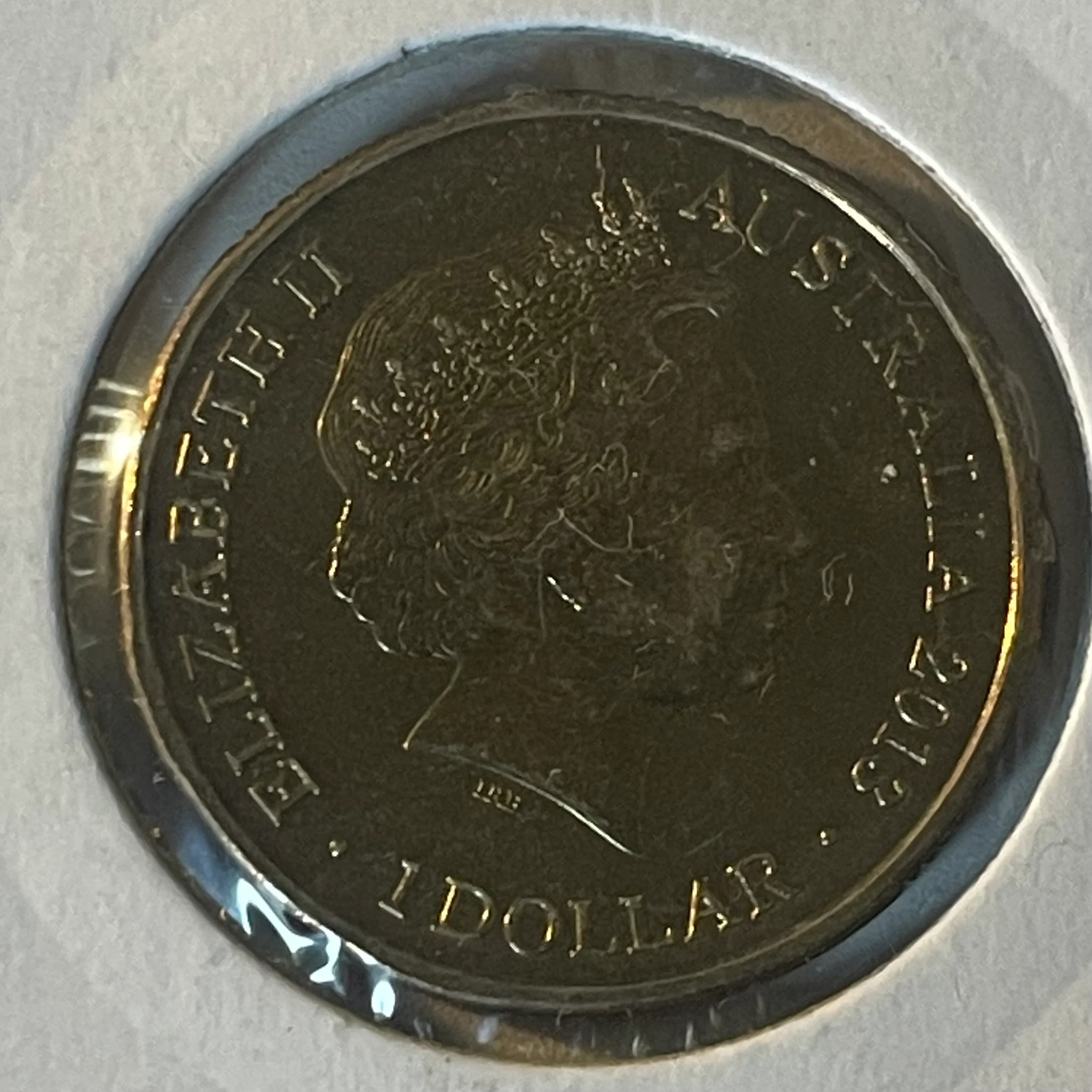 Australia 2013 Royal Australian Mint $1 Lunar New Year of the Snake Coin in 2 x 2 coin mount - Image 2