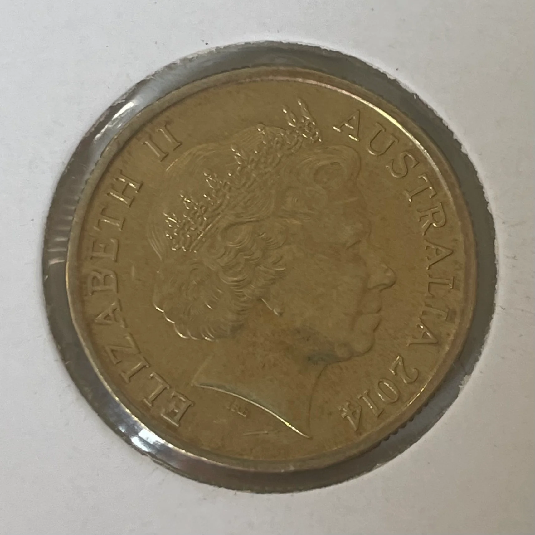 Australia 2014 Mob of Roos Coloured Uncirculated One Dollar $1 - Image 2