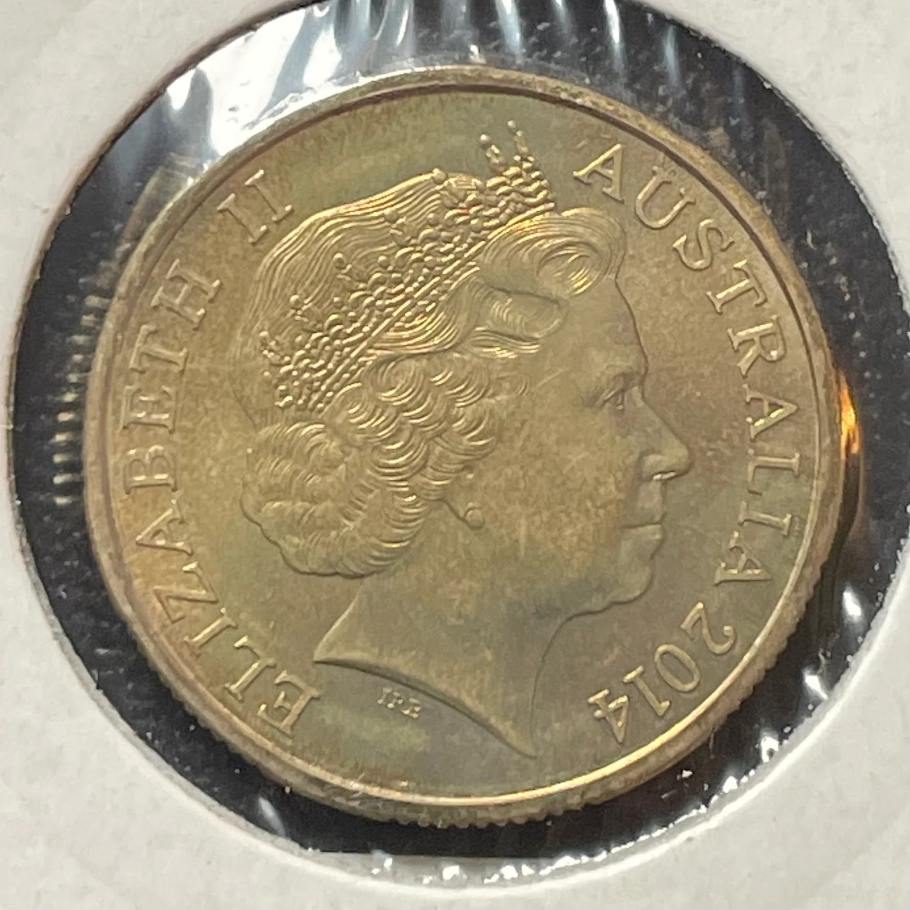 Australia 2014 Royal Australian Mint $1 70th anniversary of the retirement G For George Bomber Uncirculated Coin - Image 2