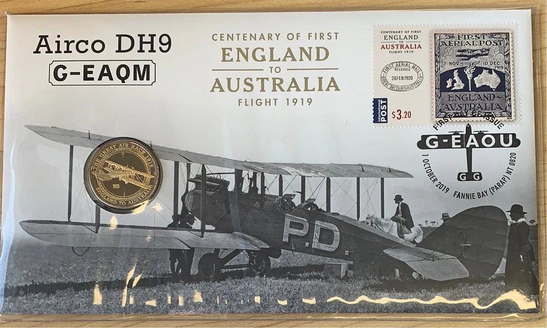 Australia 2019 Centenary of Flight Airco DH9 PNC