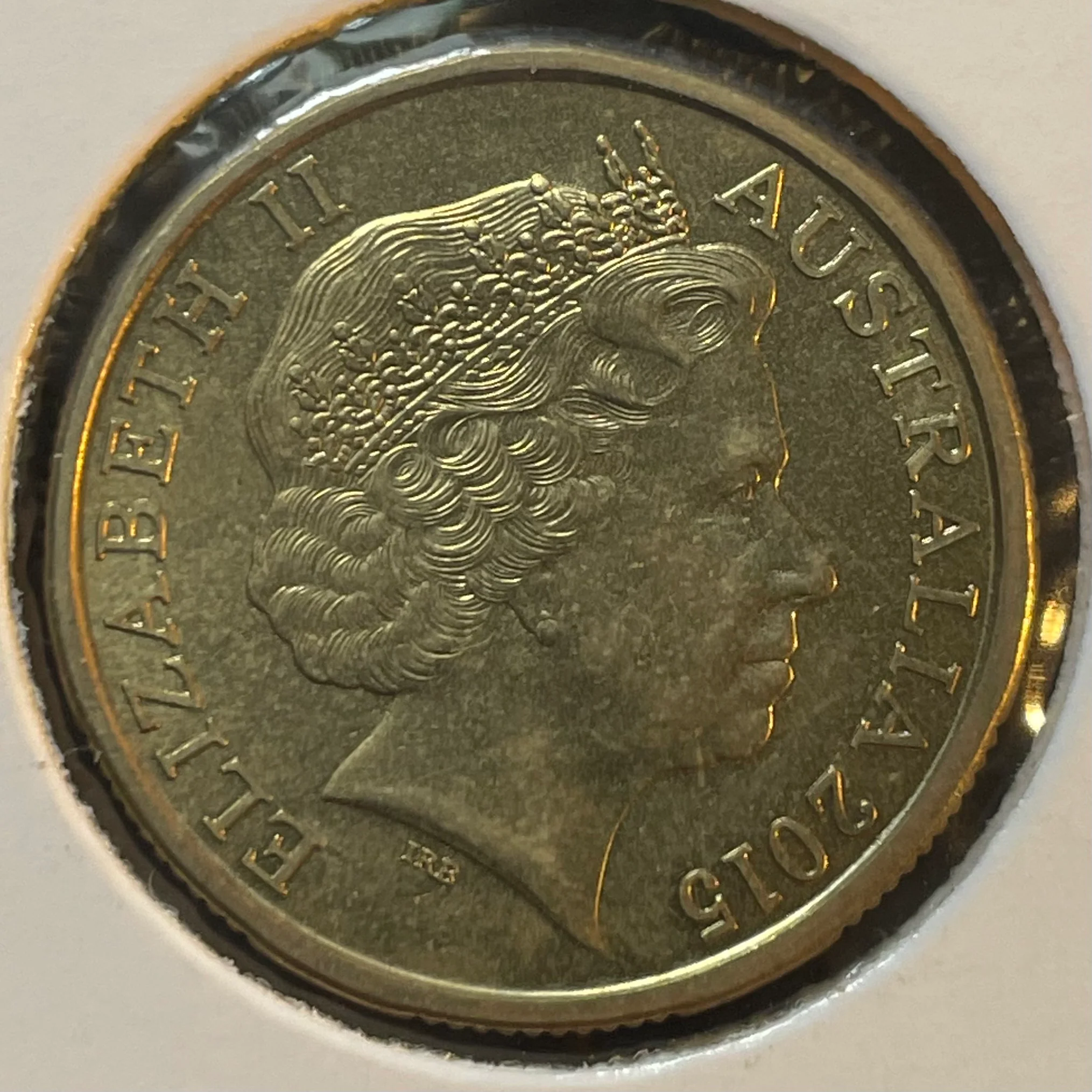 Australia 2015 Royal Australian Mint $1 Mob of Roos"Spew Roo Cud Error" Uncirculated - Image 2