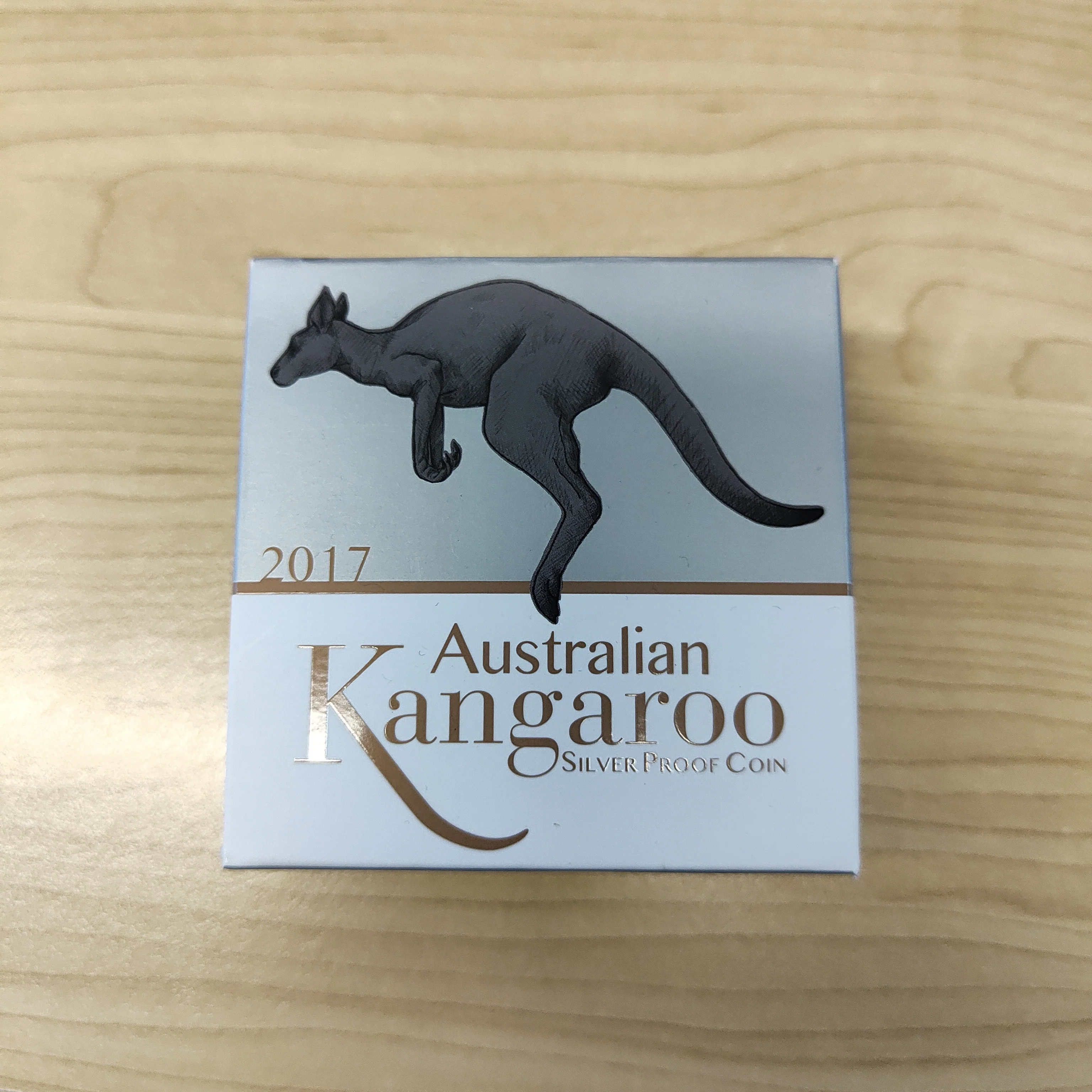 Australia 2017 Perth Mint 25c Australian Kangaroo 1/4oz Silver Proof Coin - Image 2
