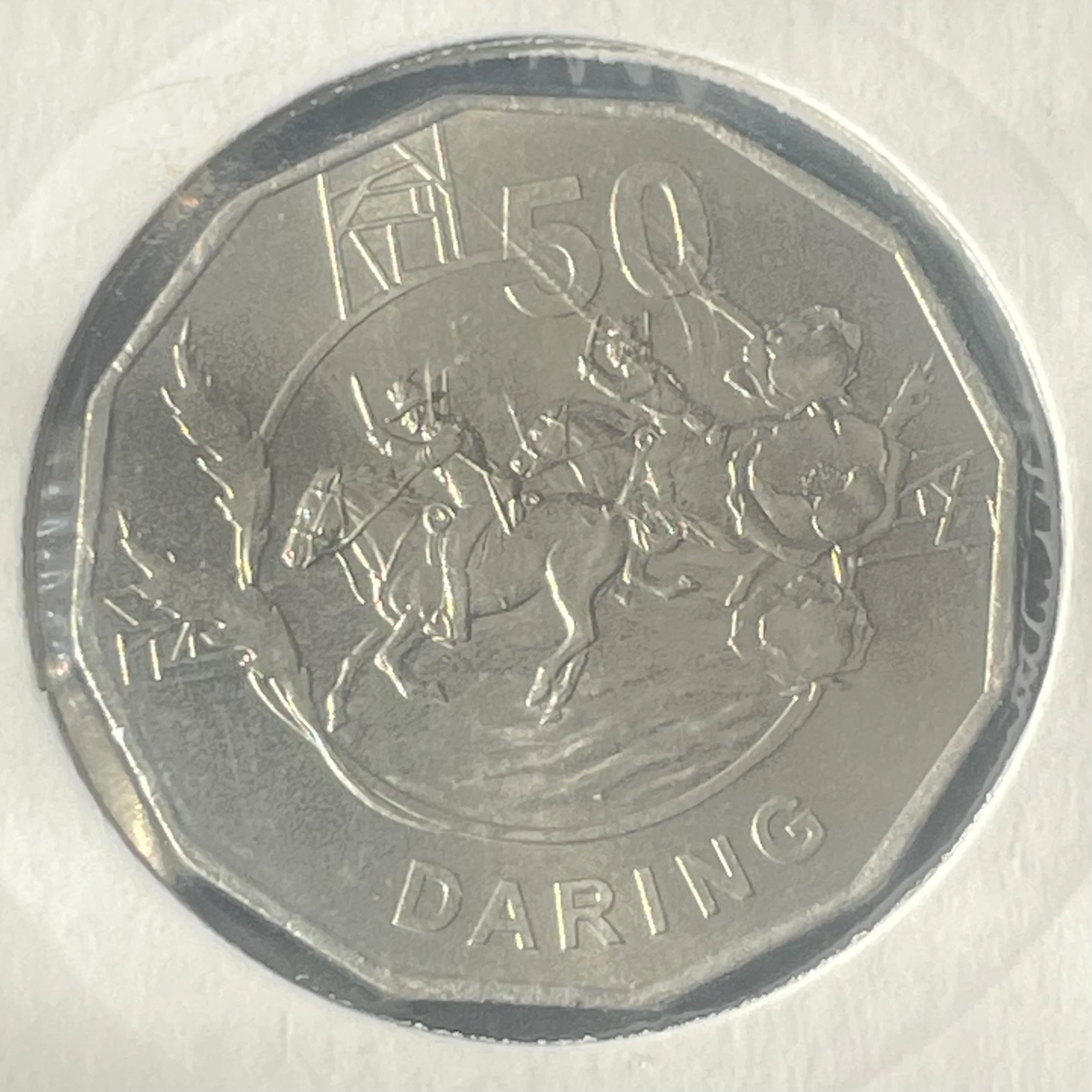 Australia 2018 50c Anzac Series Set of 4 50c Fifty Cents uncirculated coins - Image 3