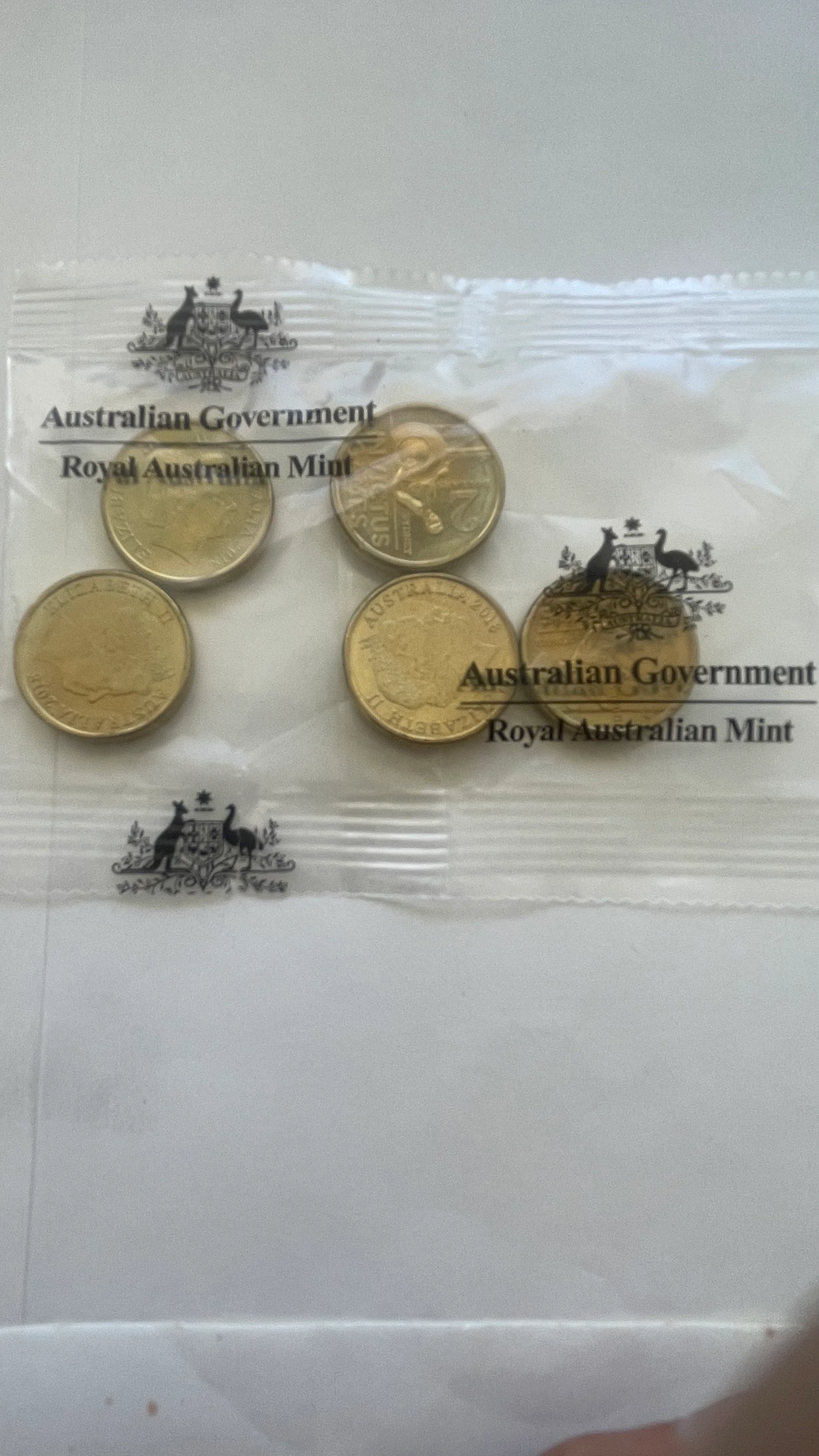 Australia 2018 Royal Australian Mint $2 Invictus Games  Mint Bag of 5 Uncirculated Coins - Image 2