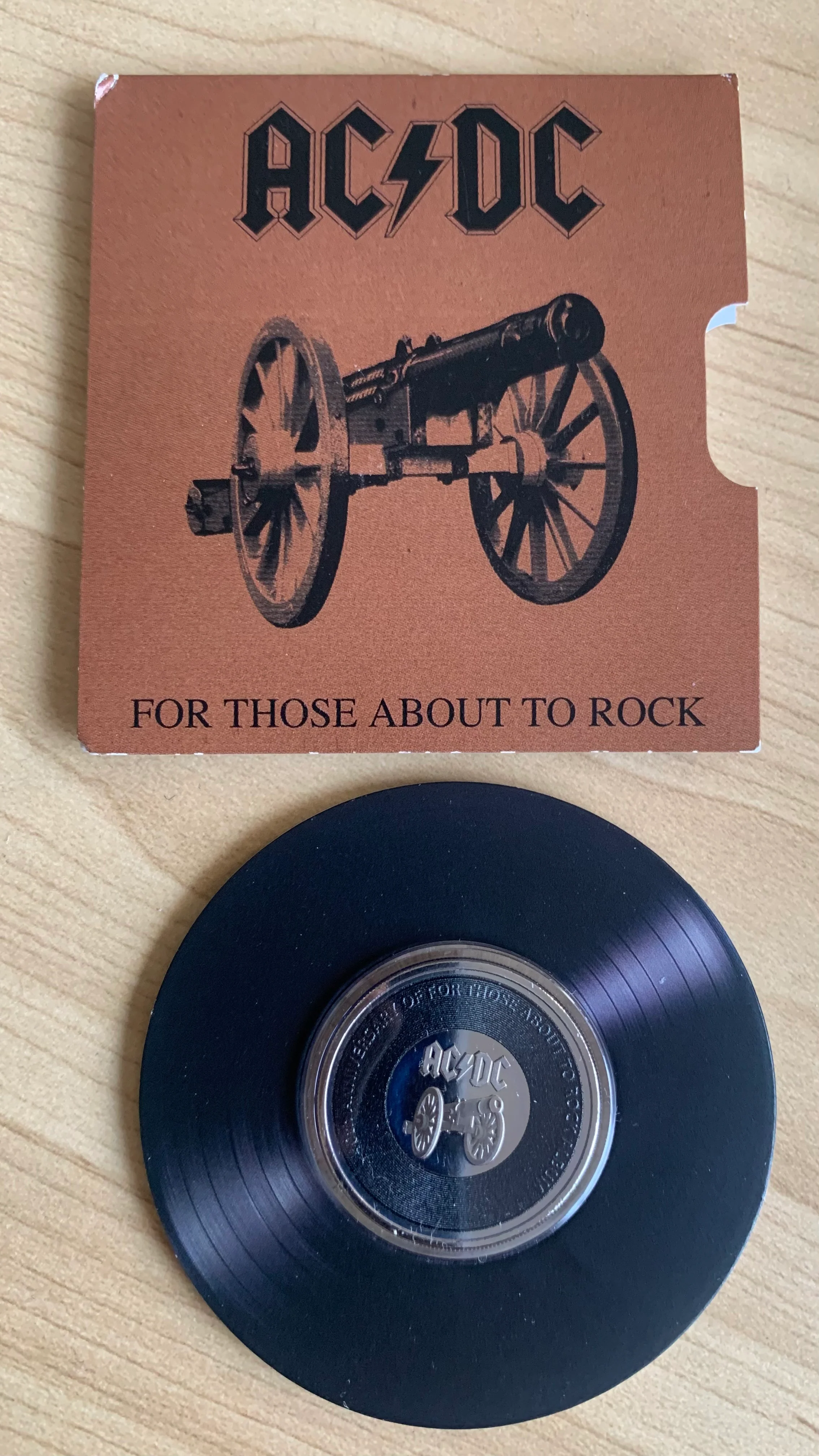 Australia 2021 Royal Australian Mint AC/DC ACDC 20c Coloured Uncirculated Coin For Those About to Rock