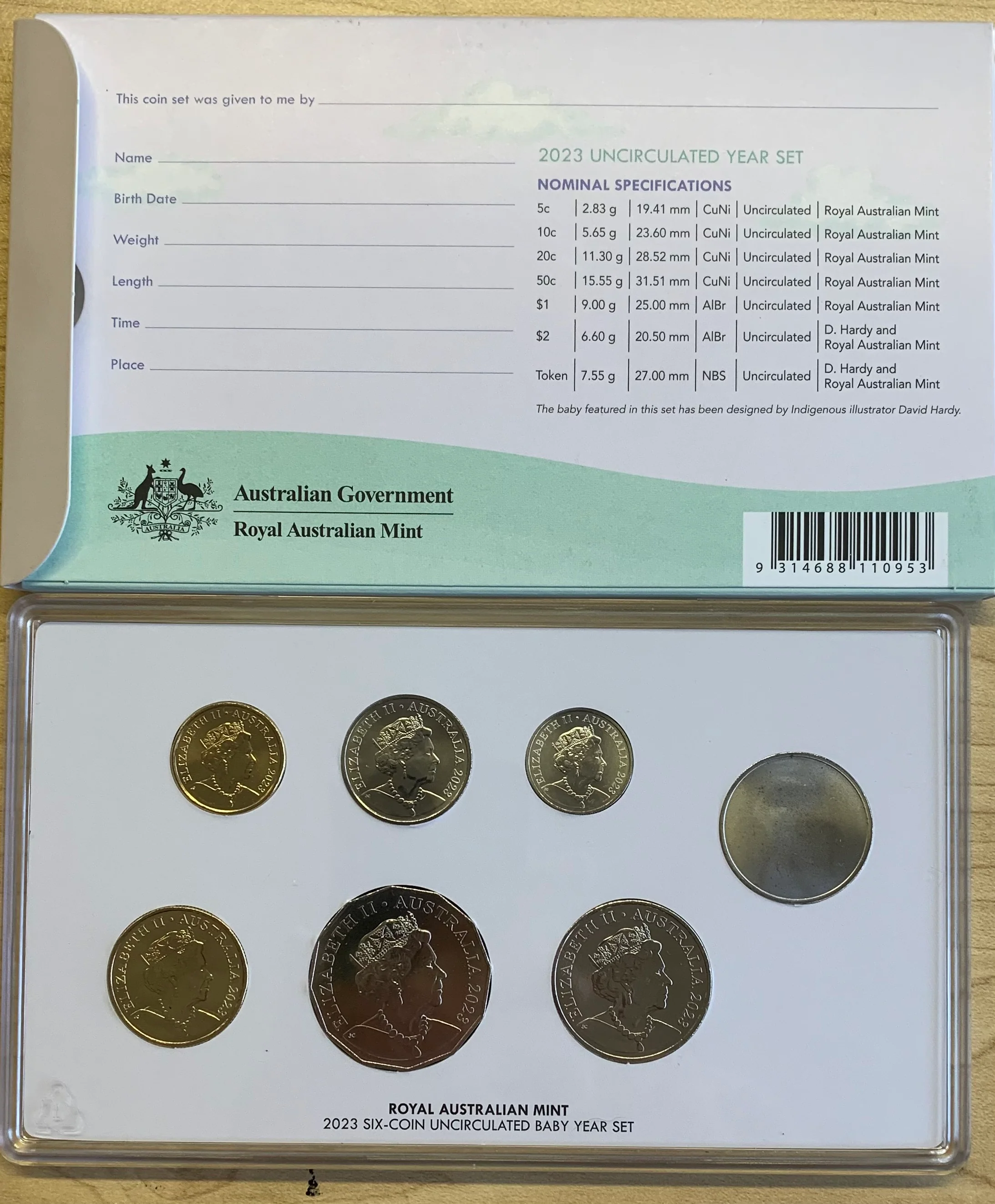 Australia 2023 Royal Australian Mint Baby Uncirculated Set - Image 2