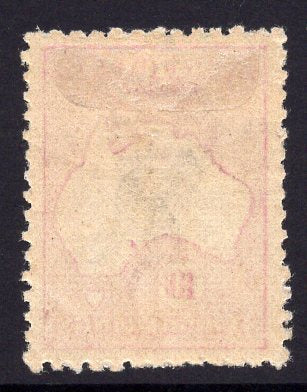 Australia SG 43a 10/- Kangaroo 3rd Watermark Aniline Pink MLH - Image 2
