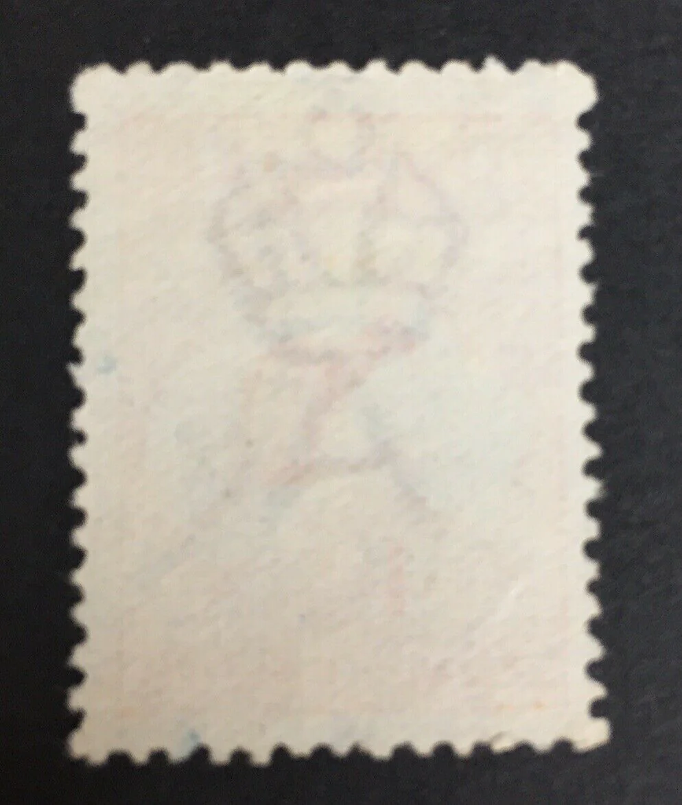 Australia 4d Orange First Watermark Kangaroo Fine Used SG6 - Image 2