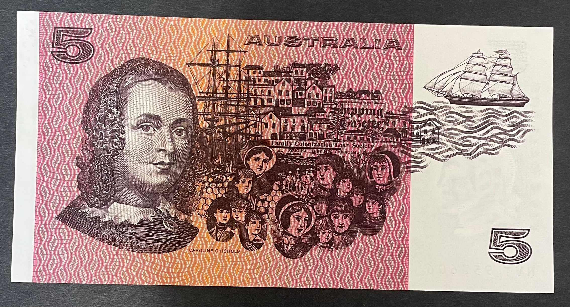 Australia $5 Knight/Wheeler Banknote R206c - Image 2