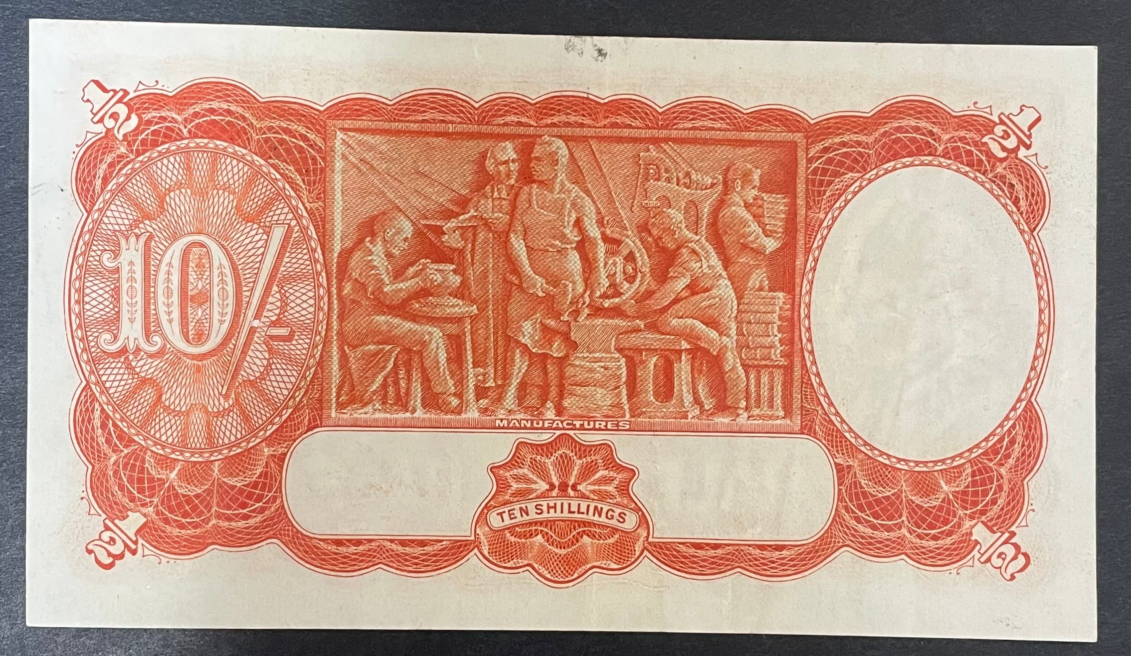 Australia Banknote 1939 10/- Ten Shillings Sheehan/McFarlane R12 Note George VI - Image 2