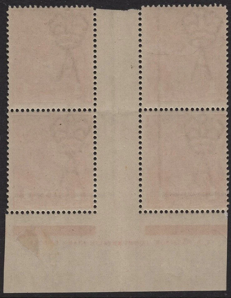 Australia BW 71(1)zi 1d Red KGV Harrison Imprint Single Watermark Mint Stamps - Image 2