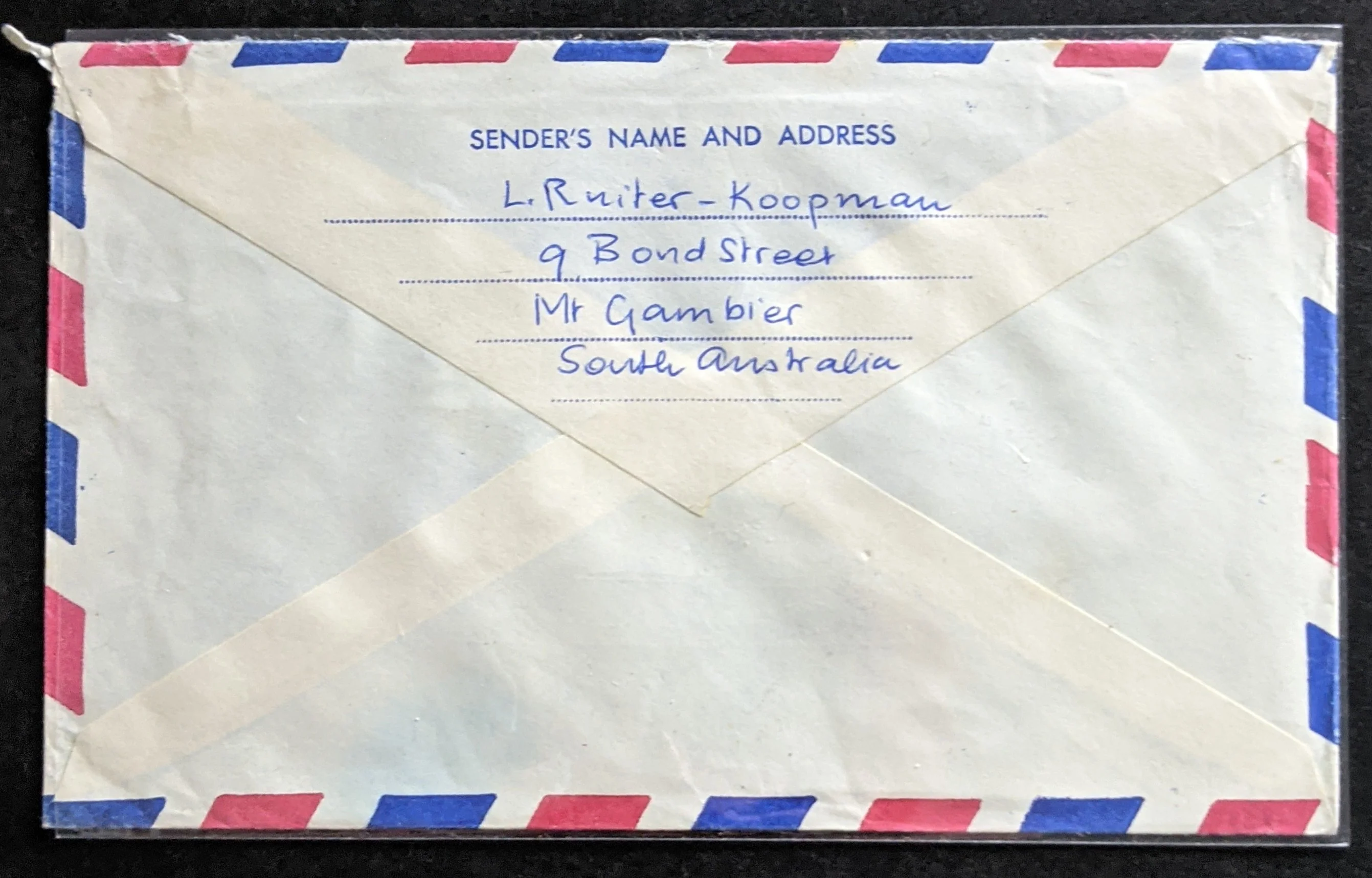 Australia 1963 Commonwealth Cable Stamp Single Franking on Cover to Netherlands - Image 2