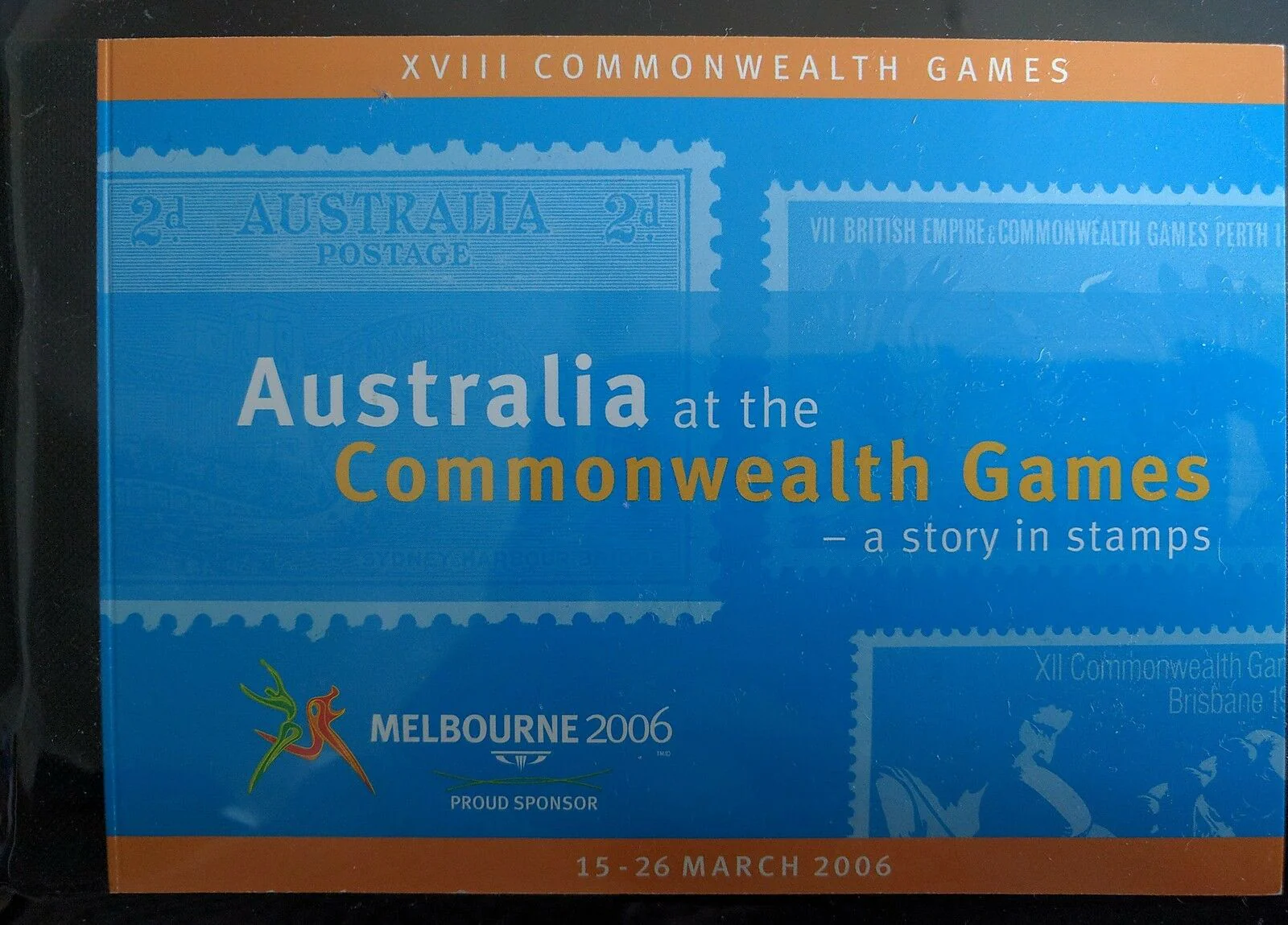 Australia Commonwealth Games - athletics sport Prestige Stamp Booklet PB85