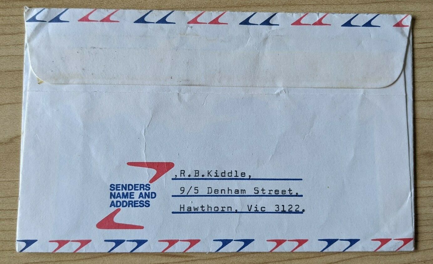 Australia Cover Melbourne to Auckland New Zealand with 12c Rehabilitation Stamp - Image 2