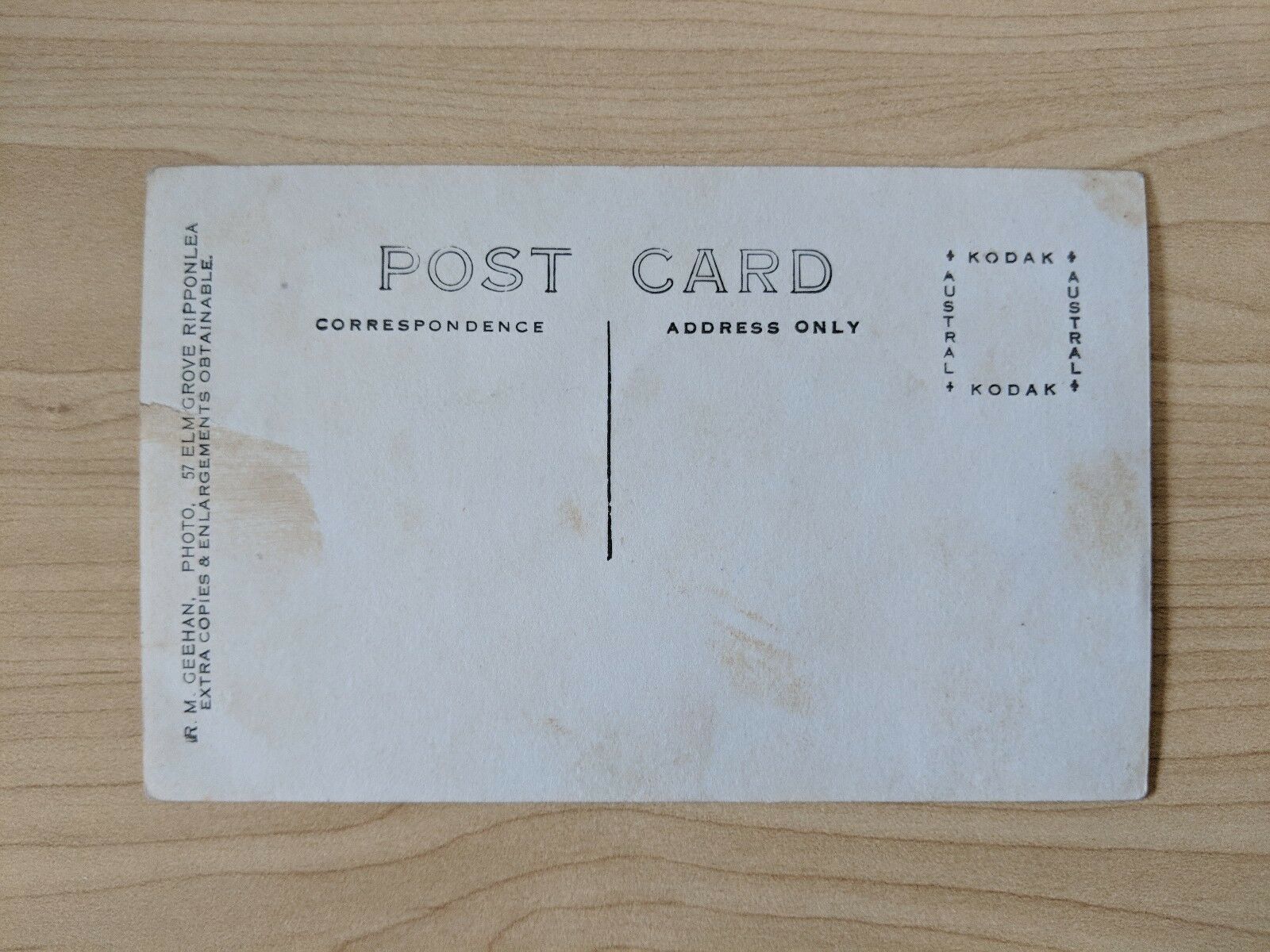Australia Egypt 1916 WWI Postcard AIEF For The Honour Of Both Kodak Australia - Image 2