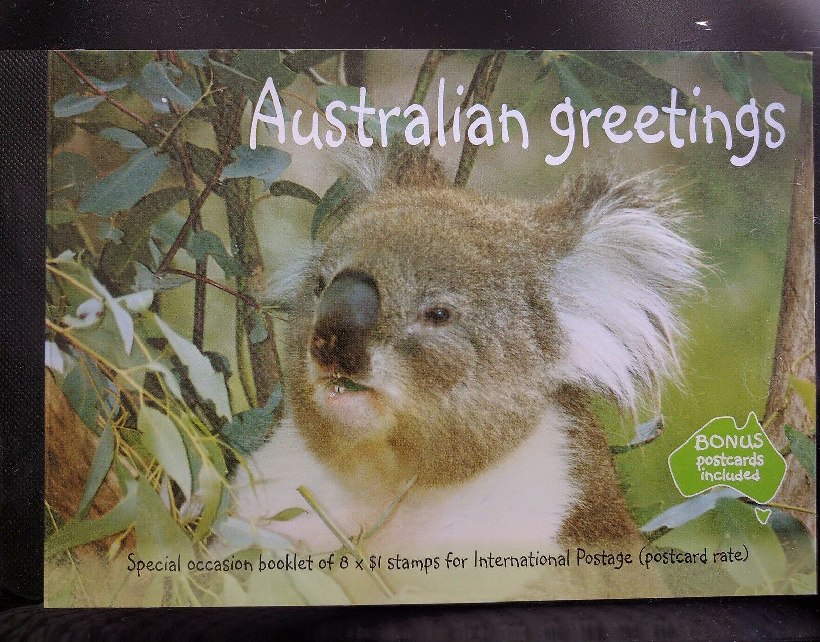 Australia Greetings, International Post Prestige Stamp Booklet animals PB16