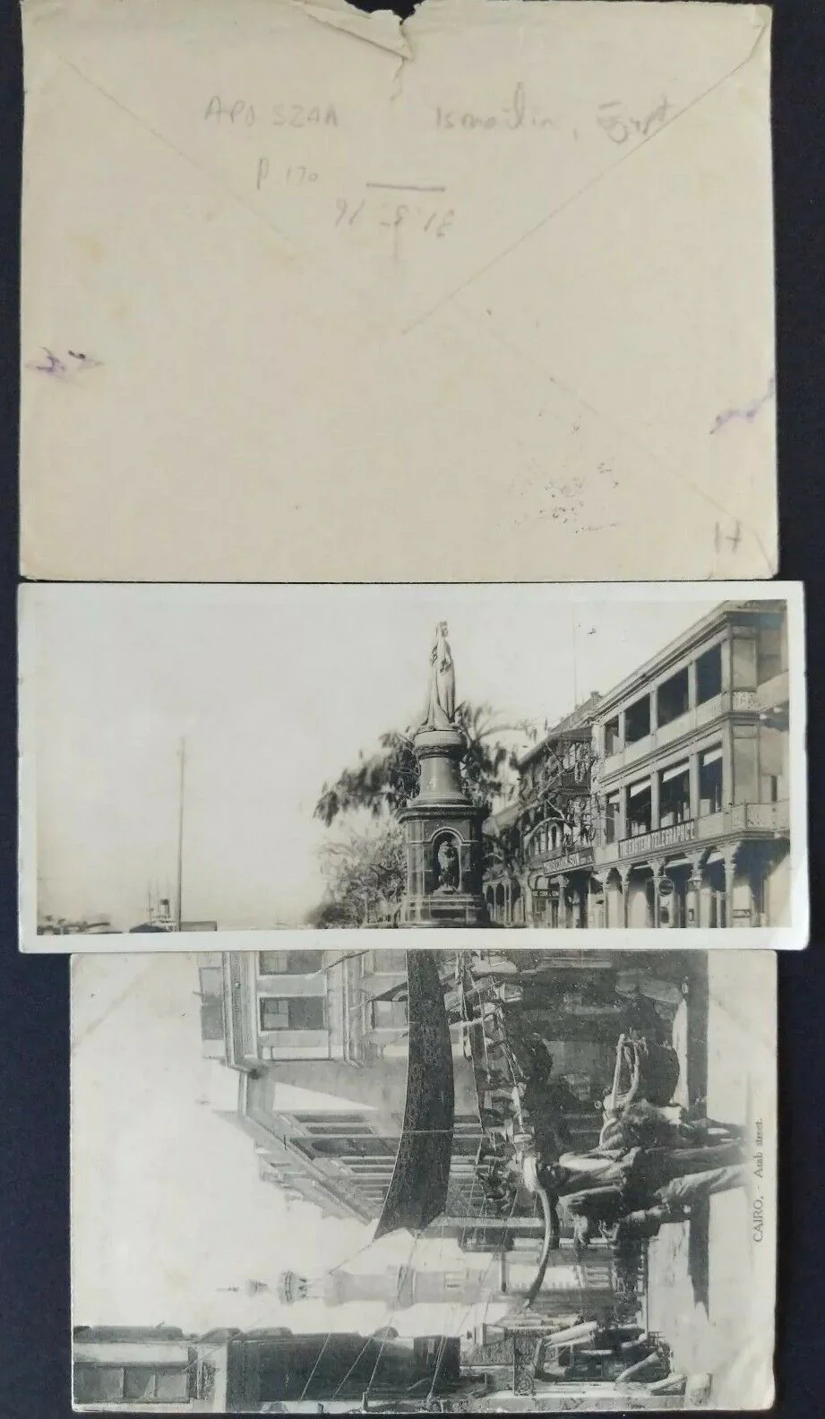 Australia NZ Gallipoli Egypt Palestine WW1 Stationary PO group 8 postcards home - Image 2