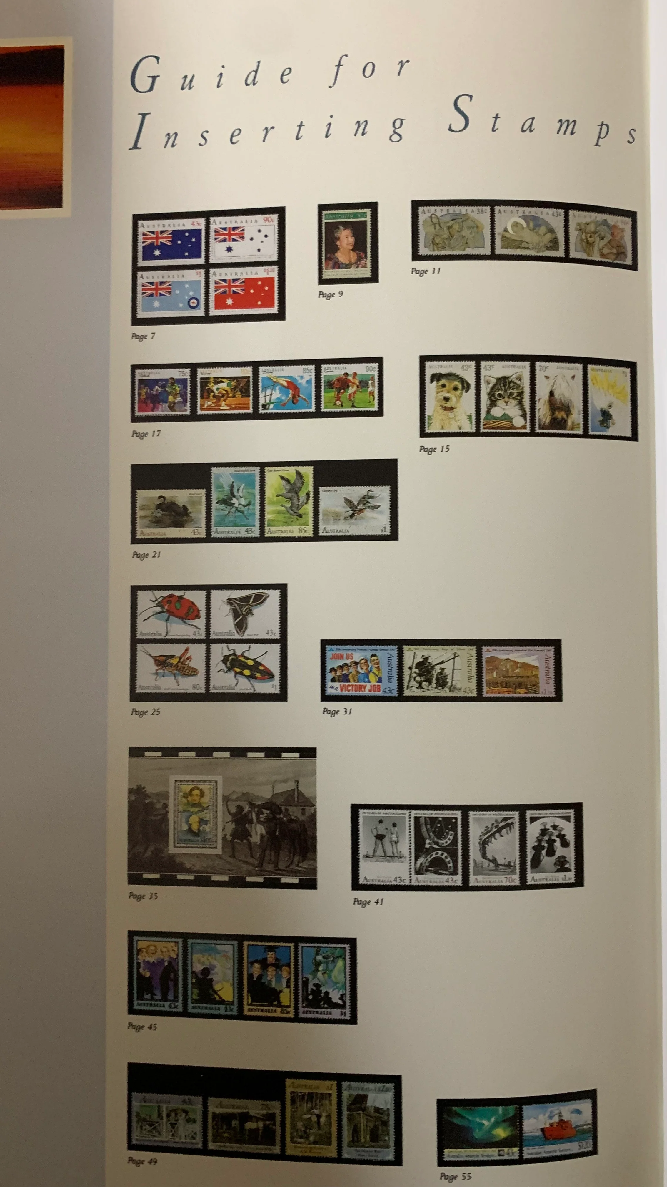 Australia Post 1991 Year Album. Executive Leather - Image 2