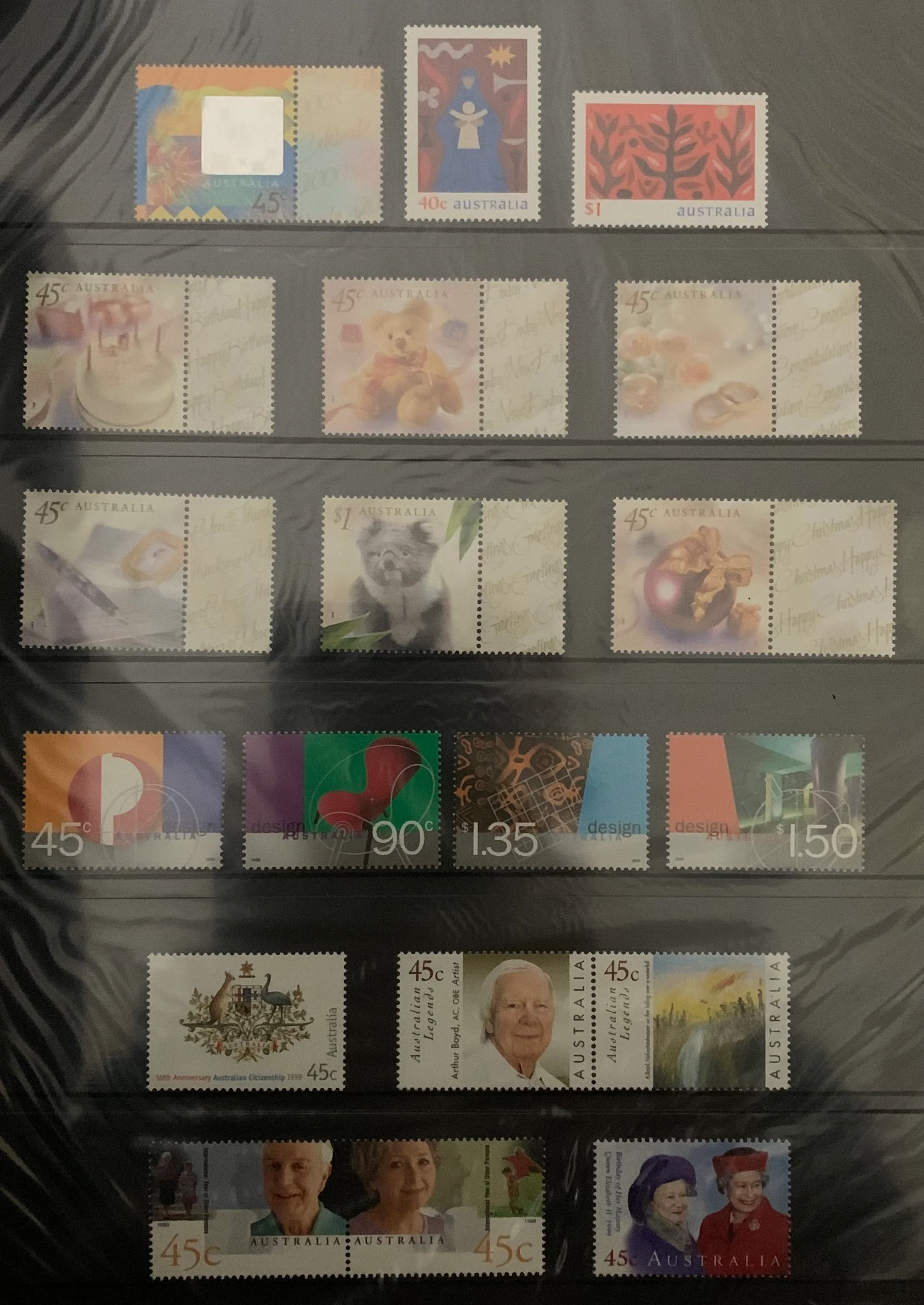 Australia Post 1999 Year Album. Executive Leather - Image 3
