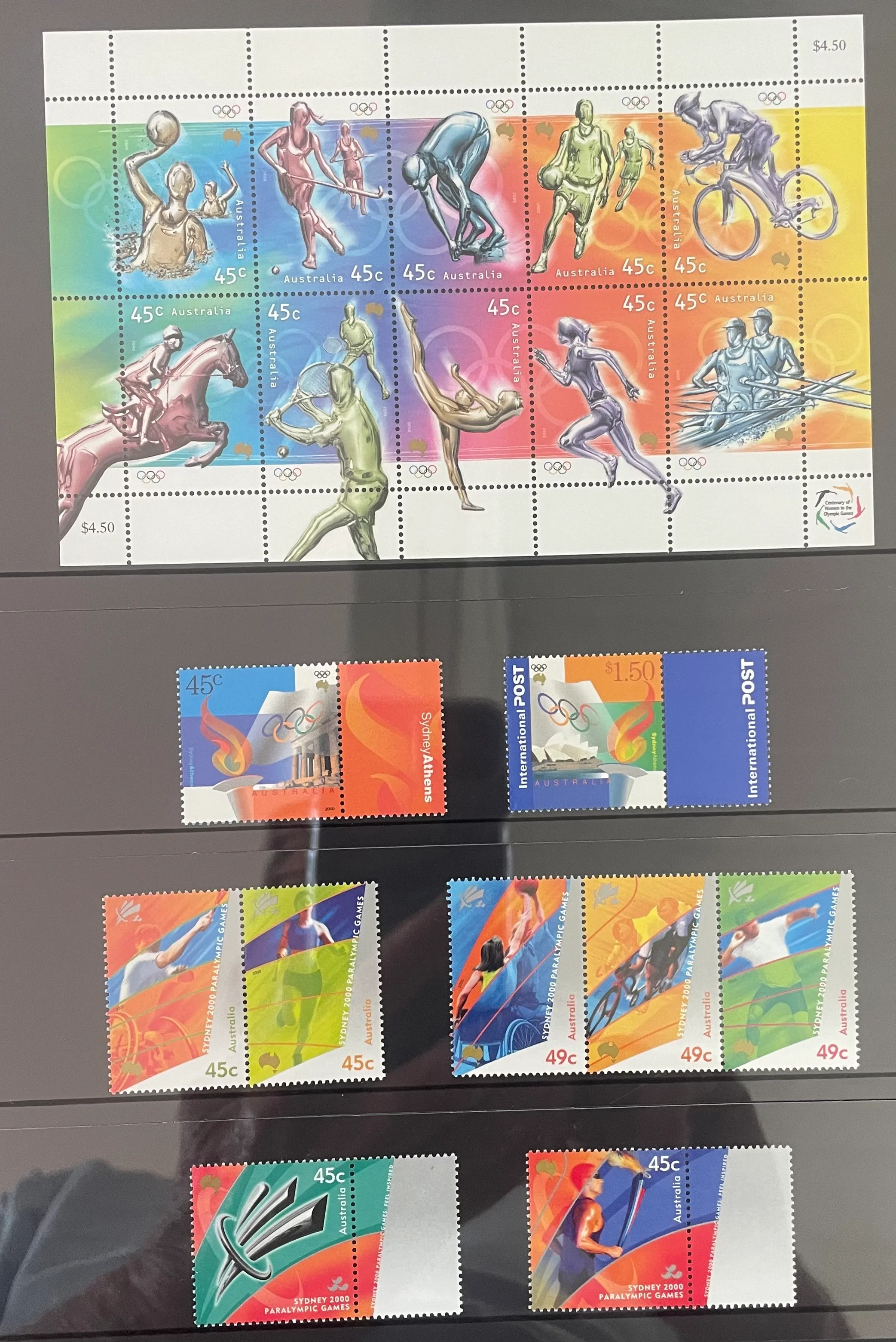 Australia Post 2000 Year Album. Executive Leather - Image 2