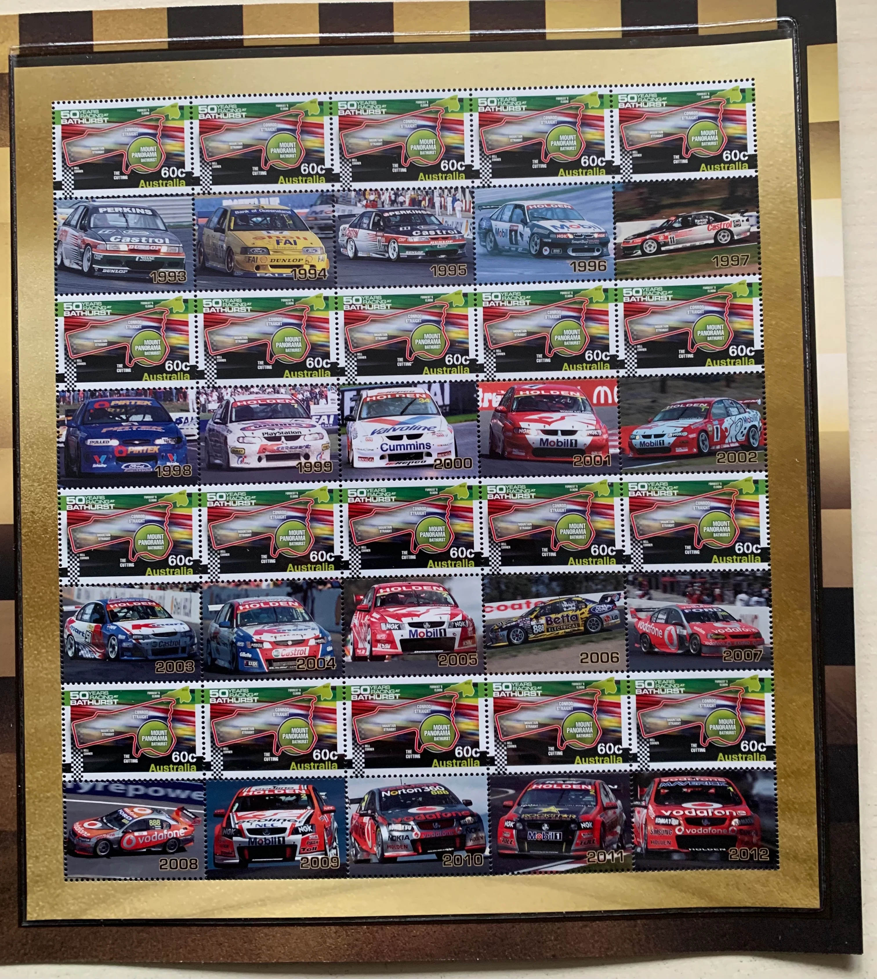 Australia Post 2012 50 years of Racing at Bathurst Stamp Pack - Image 5