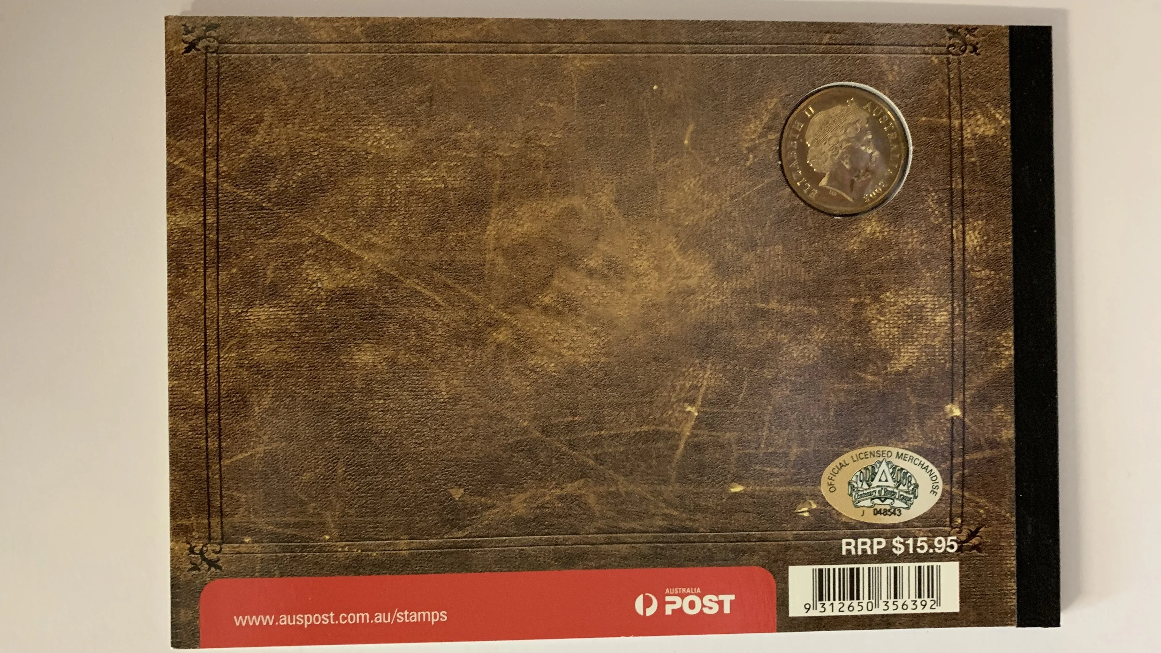Australia Post 2008 Centenary of Rugby League Stamps and $1 Rugby coin in Limited Issue Booklet - Image 2