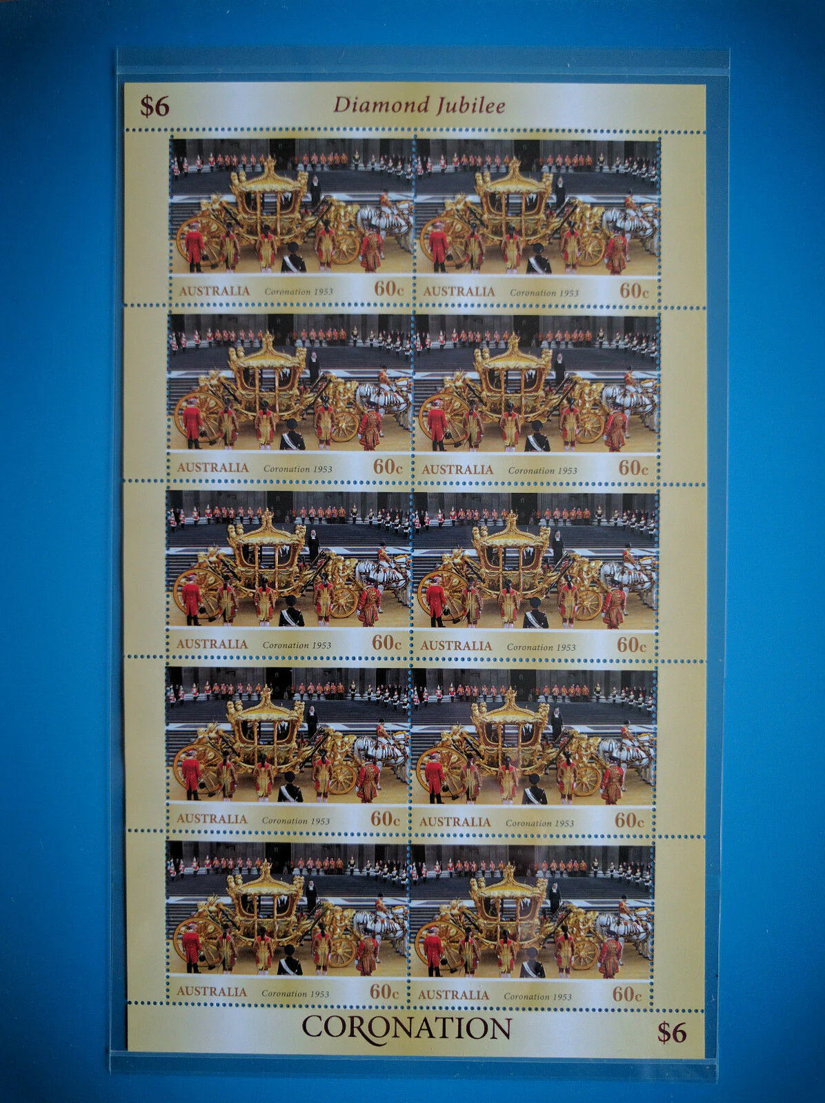 Australia Post EIIR Diamond Jubilee Coronation Stamp Pack - Image 2