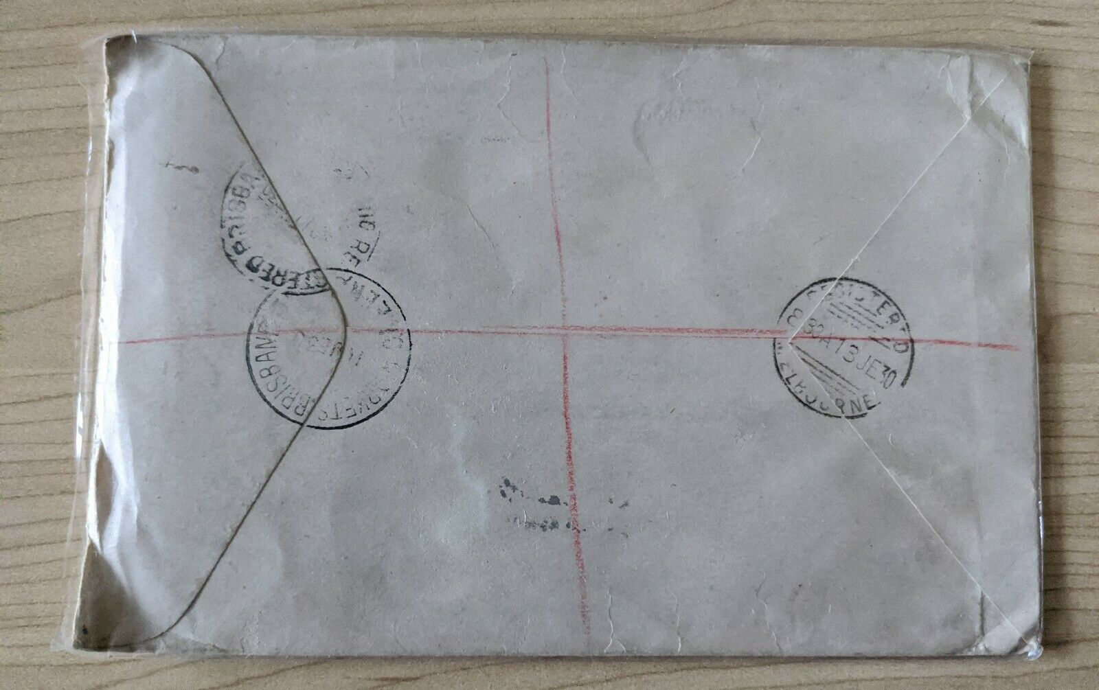 Australia Registered Cover 3d Sturt Explorer Centenary Stamp Markets Brisbane - Image 2
